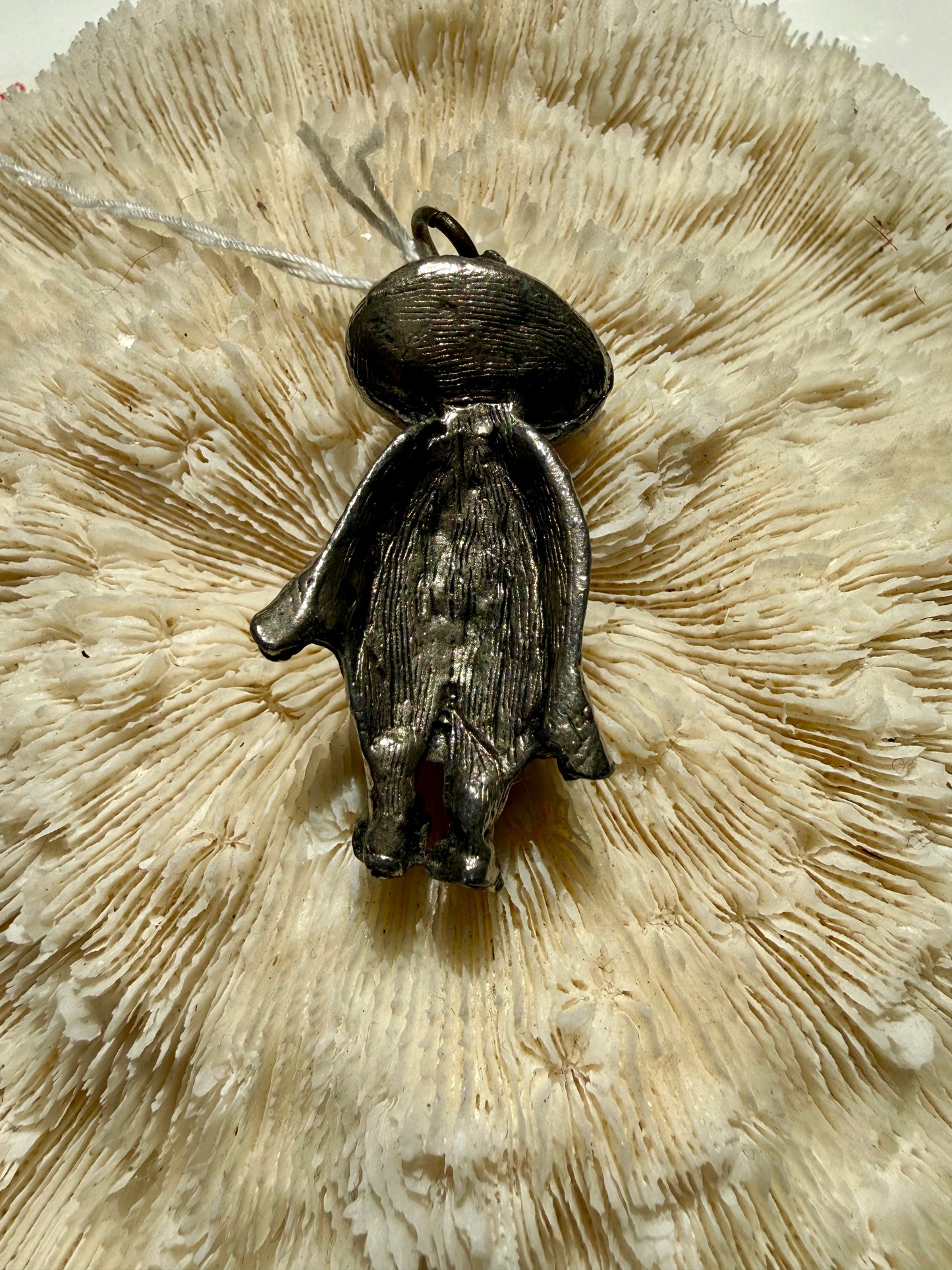 Vintage Silver and Turquoise Cowboy Charm