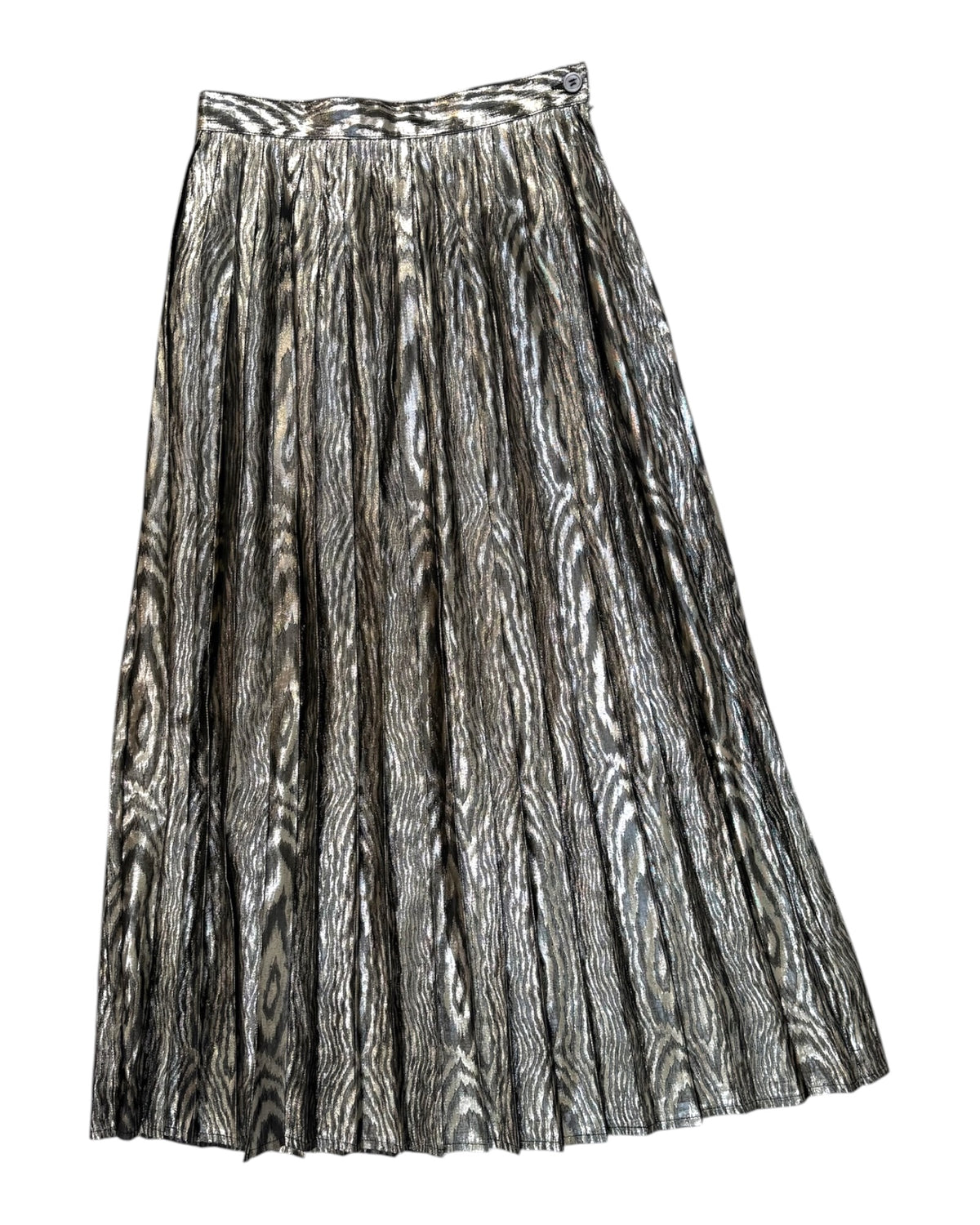 Vintage Metallic Maxi Skirt