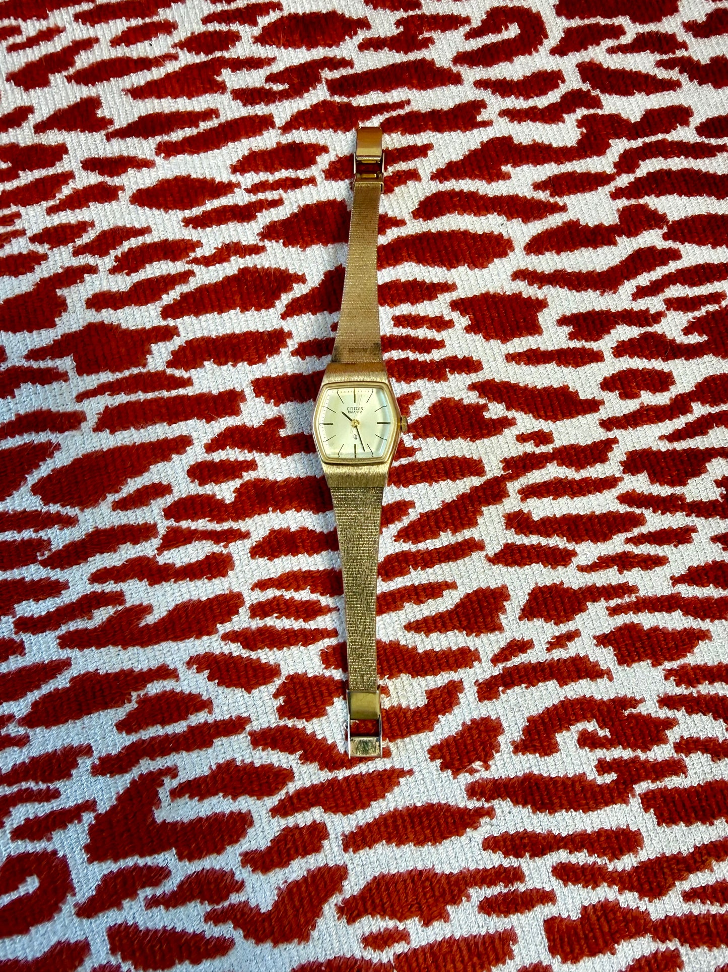 Vintage Citizen Quartz Gold Watch