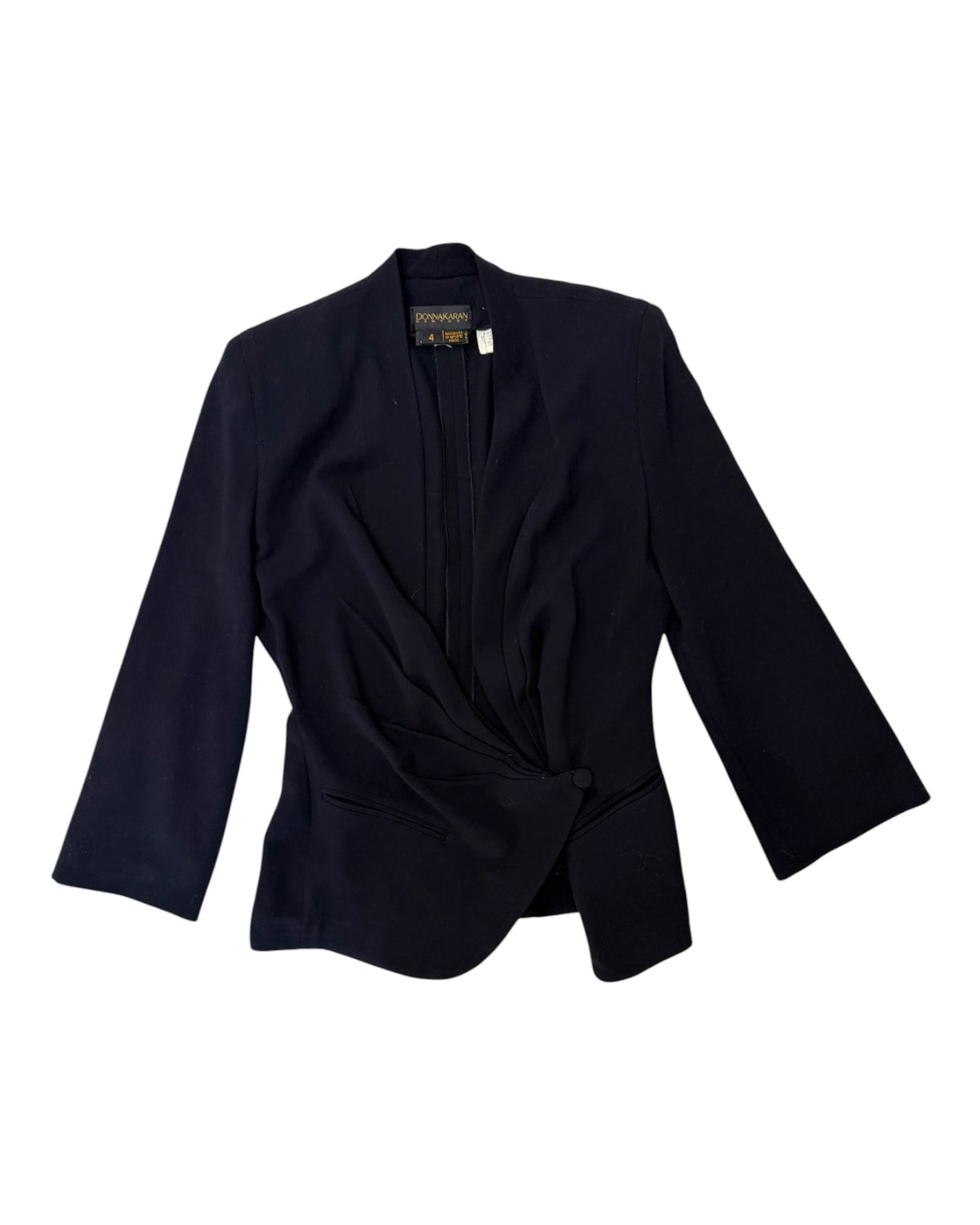 Vintage Donna Karen Navy Blue Blazer
