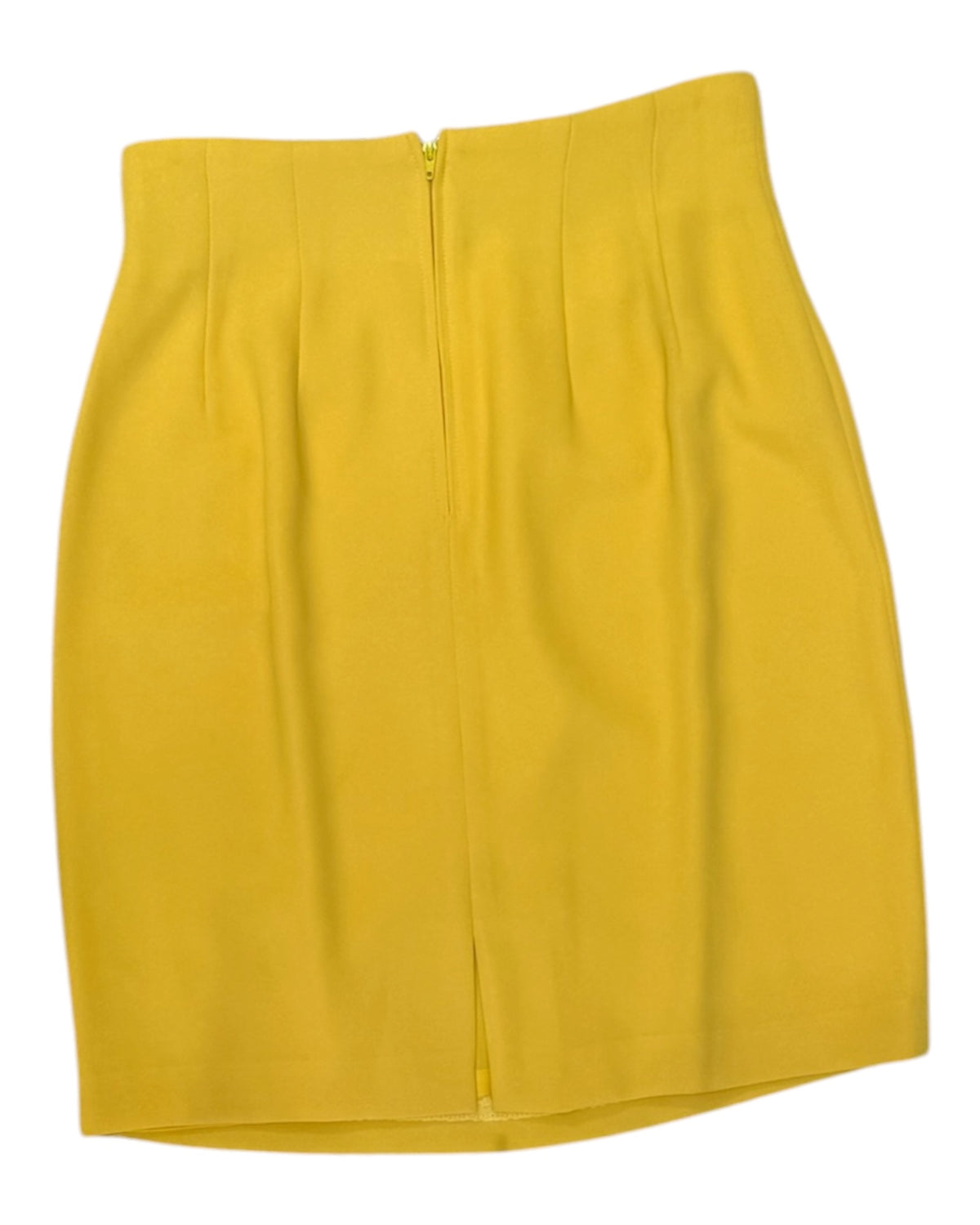 Vintage Caché Yellow Mini Skirt