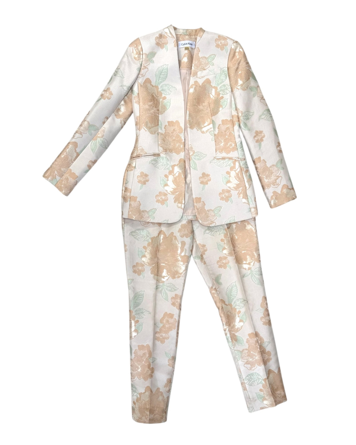 Vintage Calvin Klein Floral Suit