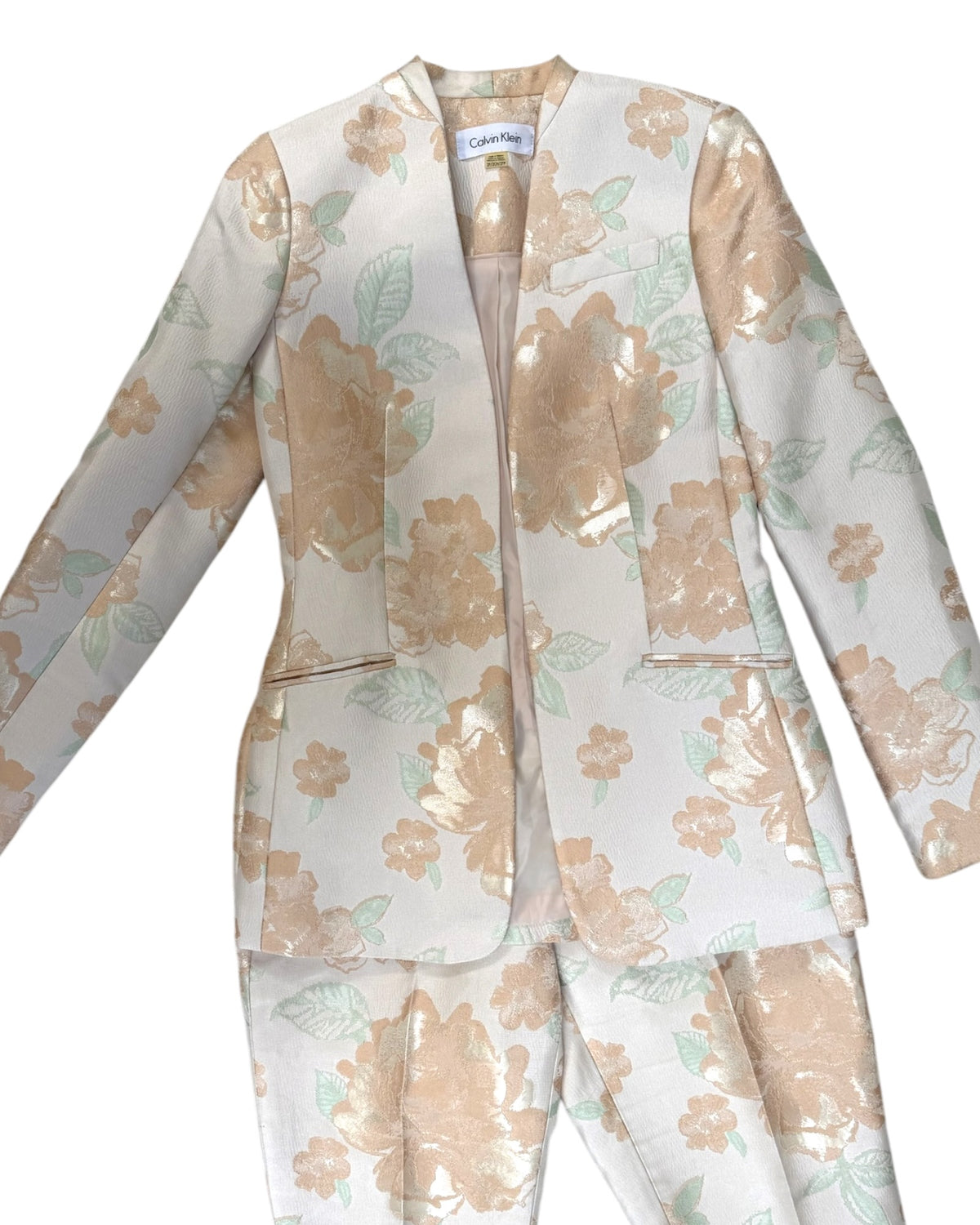 Vintage Calvin Klein Floral Suit