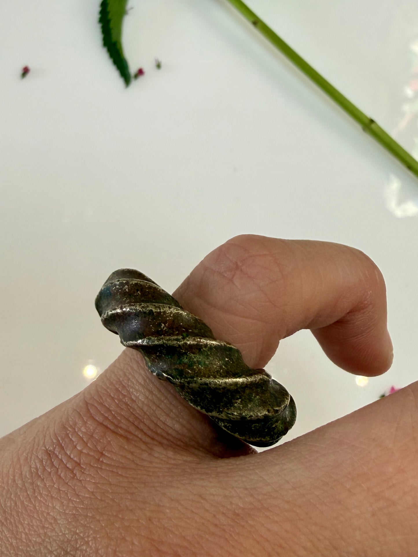 Vintage Primitive Stone Ring