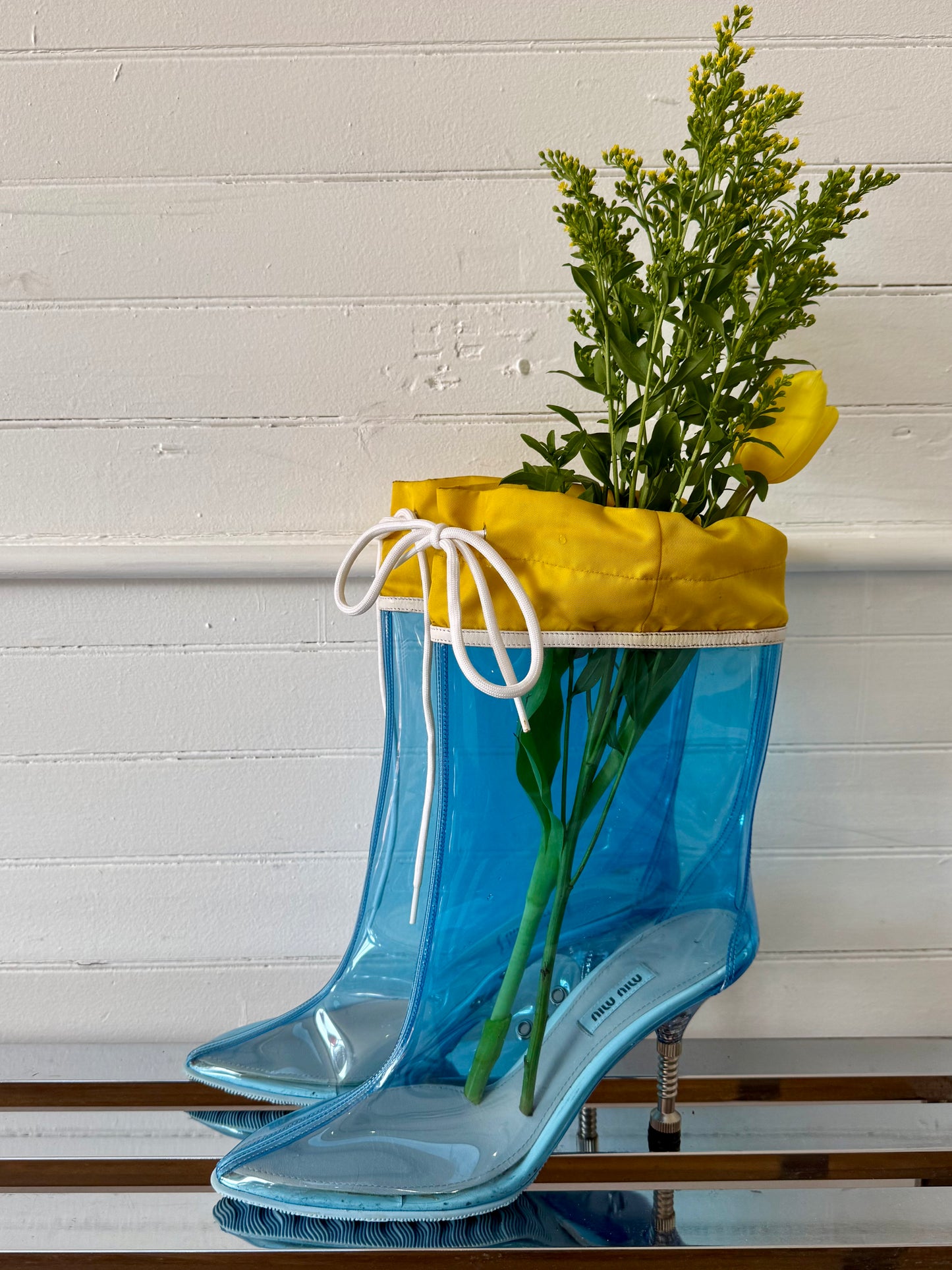 Vintage Miu Miu Rain Boot Heels