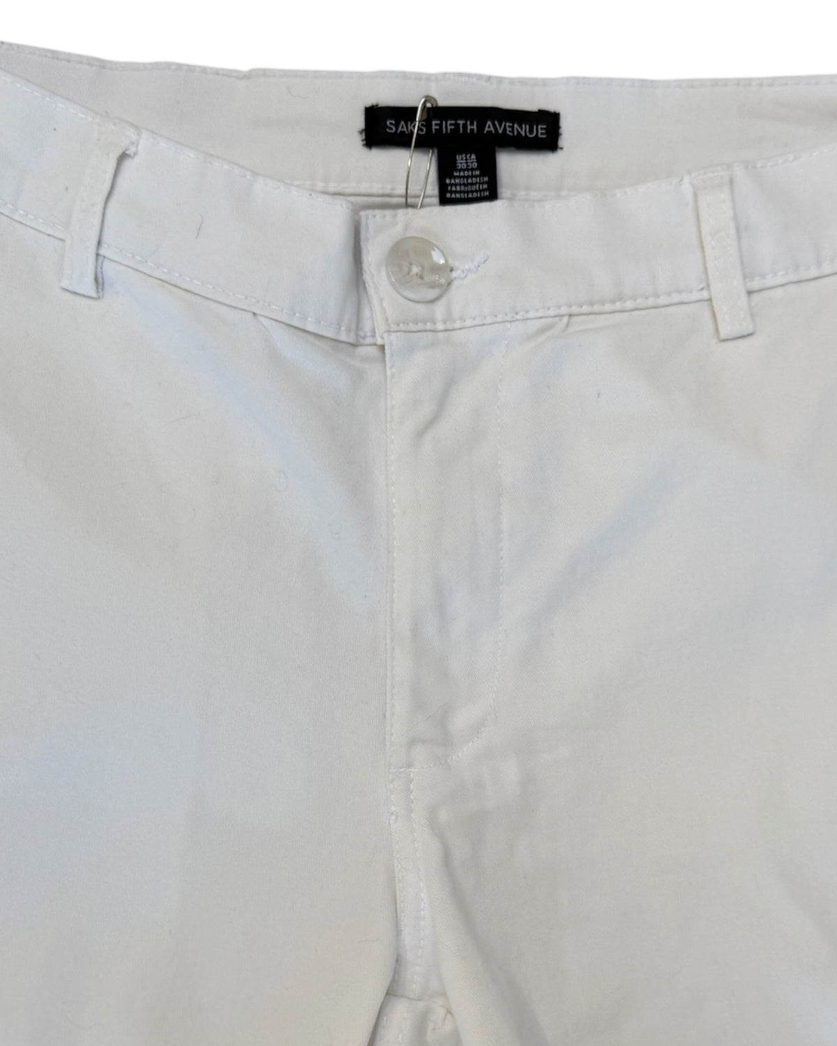 Vintage Saks Fifth Avenue White Shorts