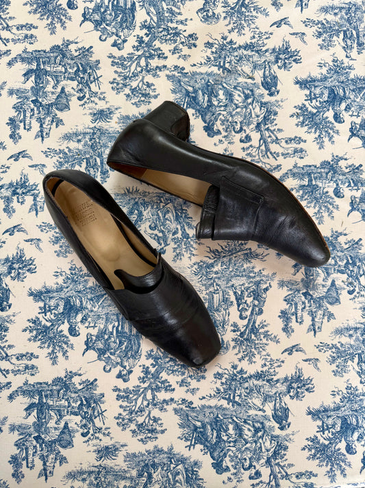 Vintage Maryam Nassir Zadeh Black Leather Loafers