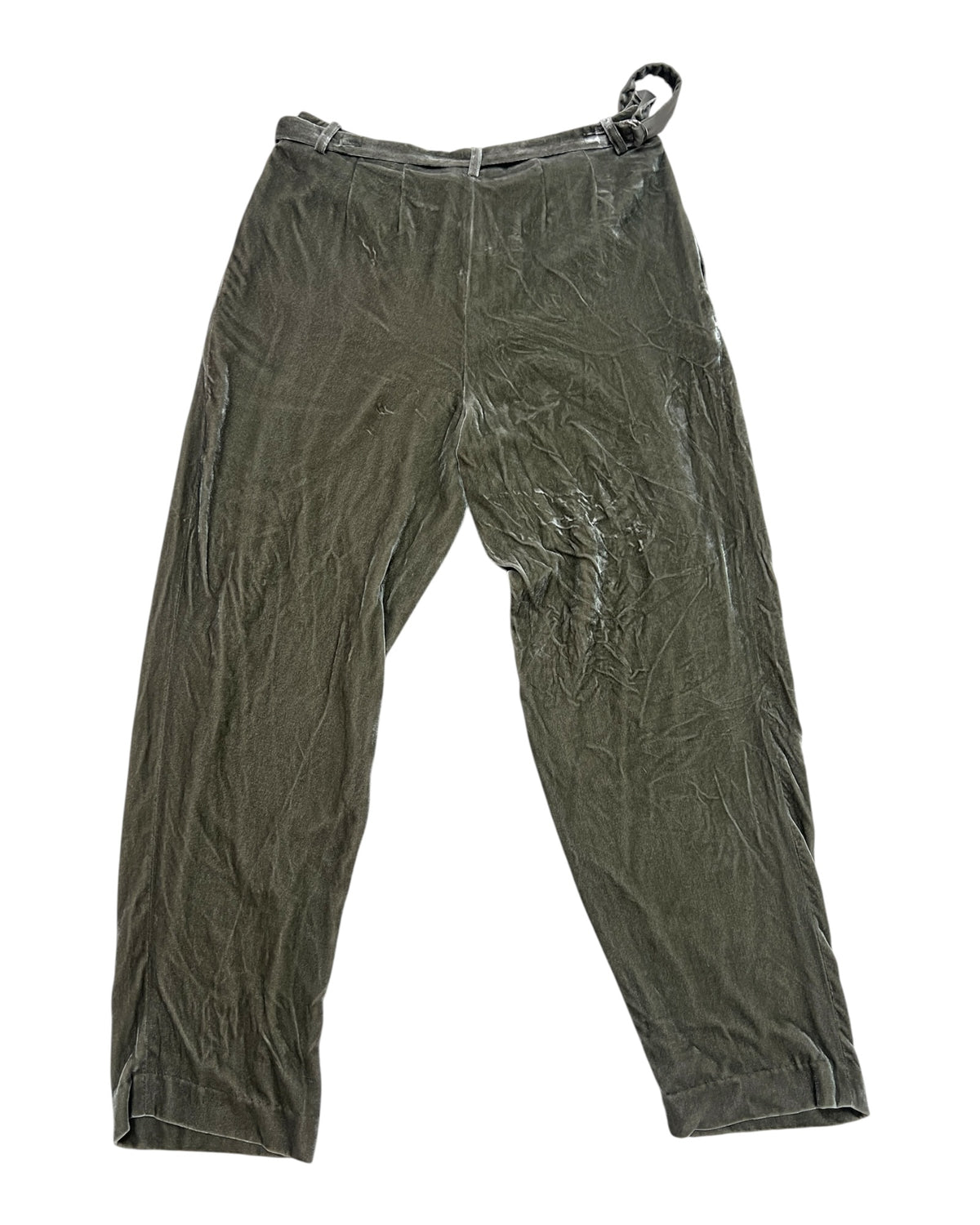 Pre-Loved Lafayette 148 Green Velvet Pants