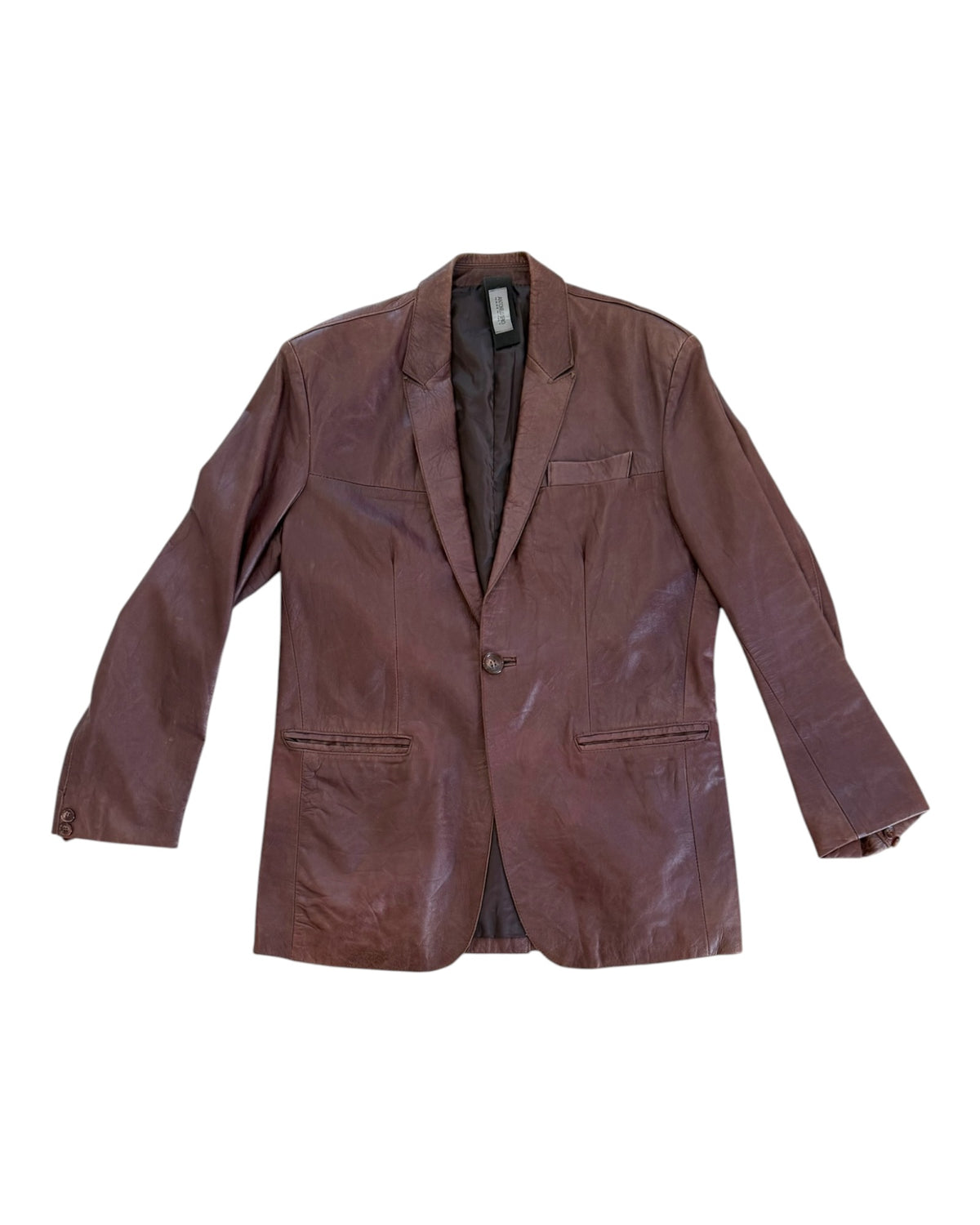 Vintage Antonello Sero Leather Blazer