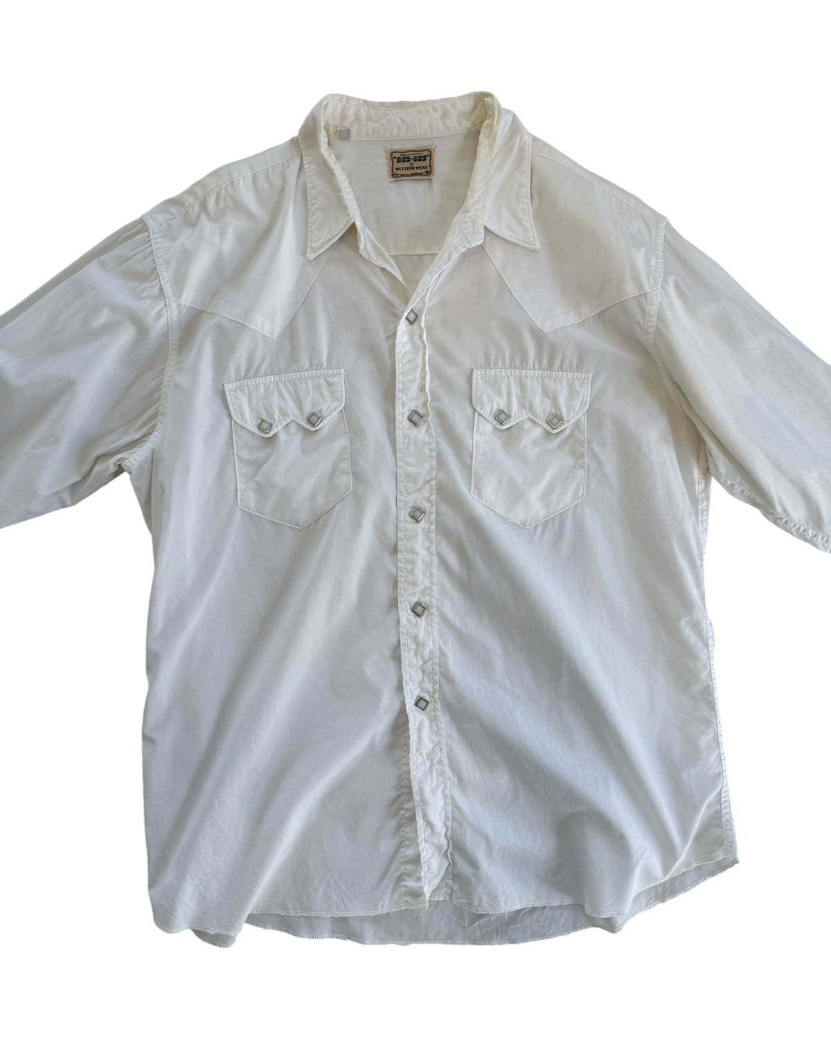 Vintage White Western Shirt