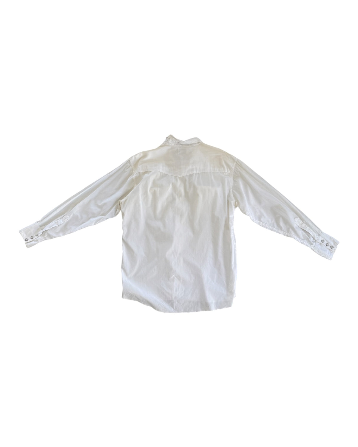 Vintage White Western Shirt