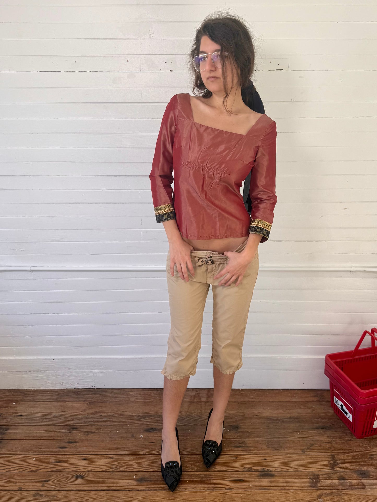 Vintage D&G Tan Capri Pants