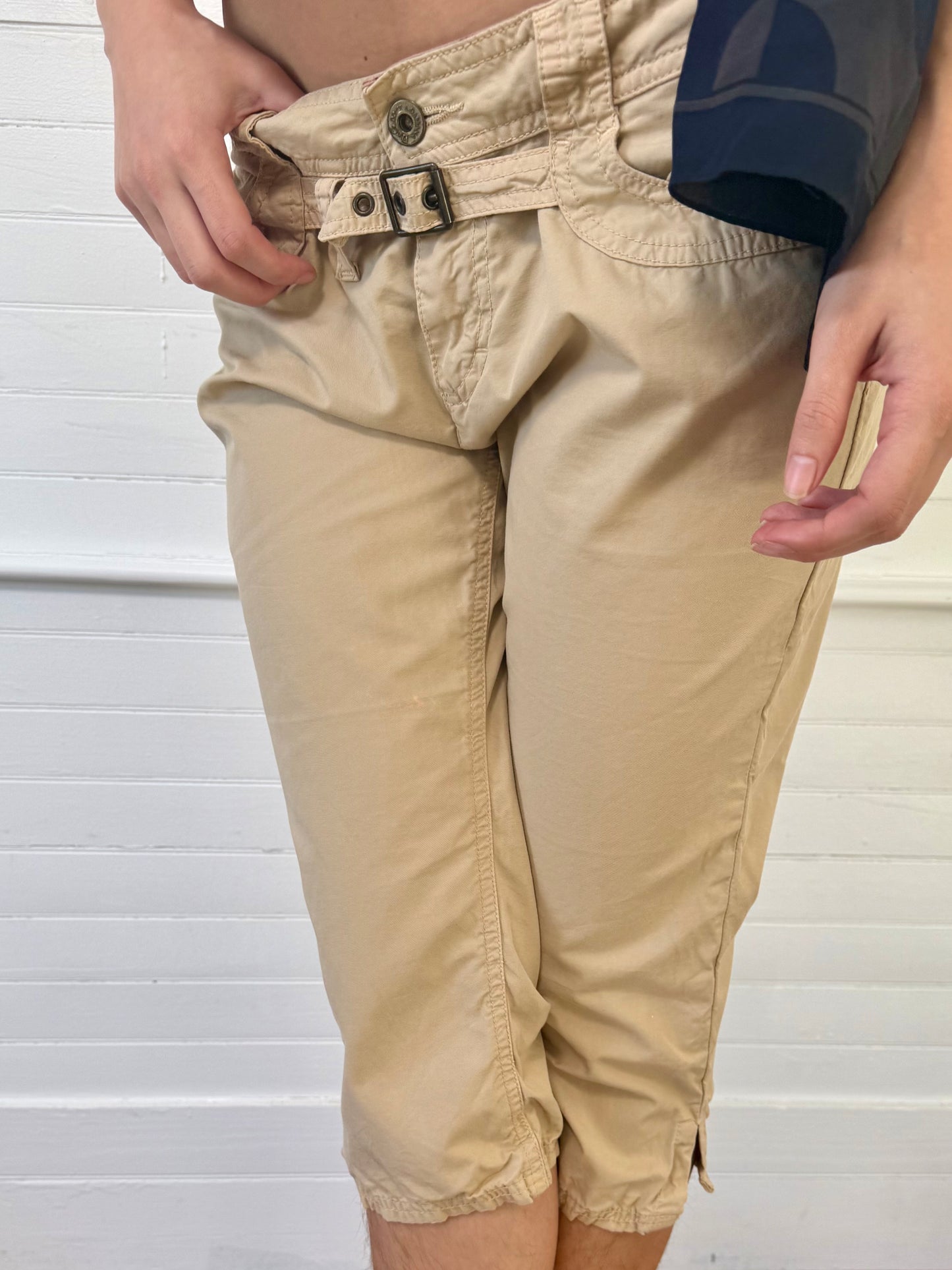 Vintage D&G Tan Capri Pants