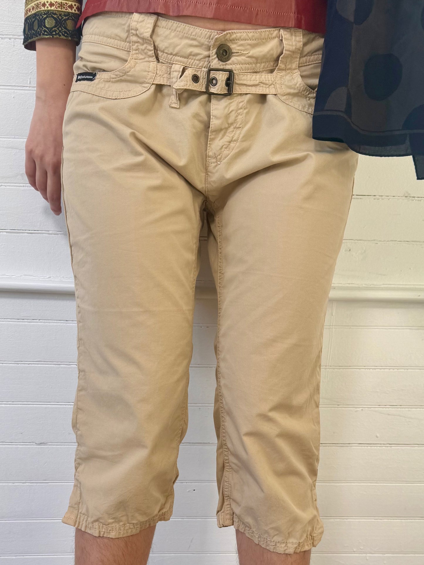 Vintage D&G Tan Capri Pants