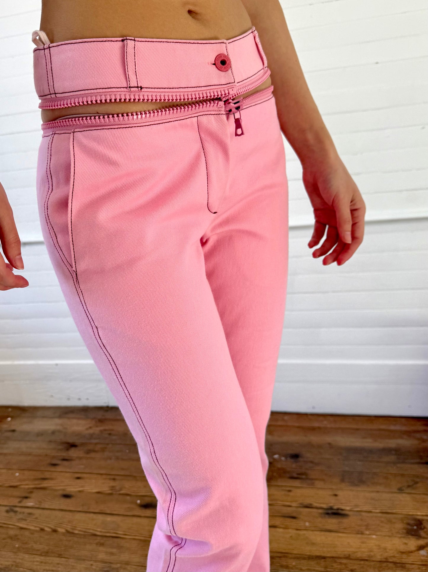 Vintage 2000 Miu Miu Pink Jeans