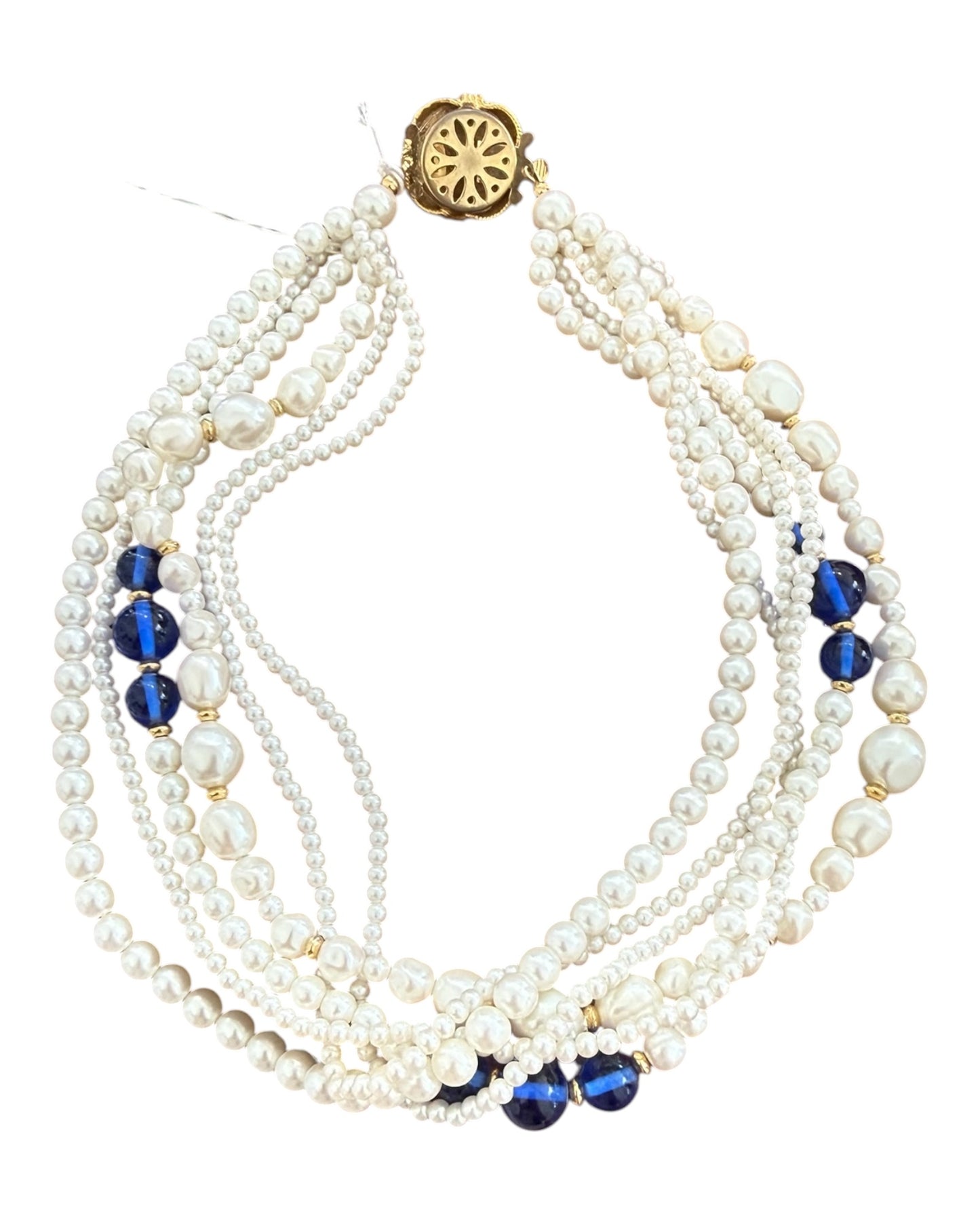 Vintage Pearl Choker Necklace