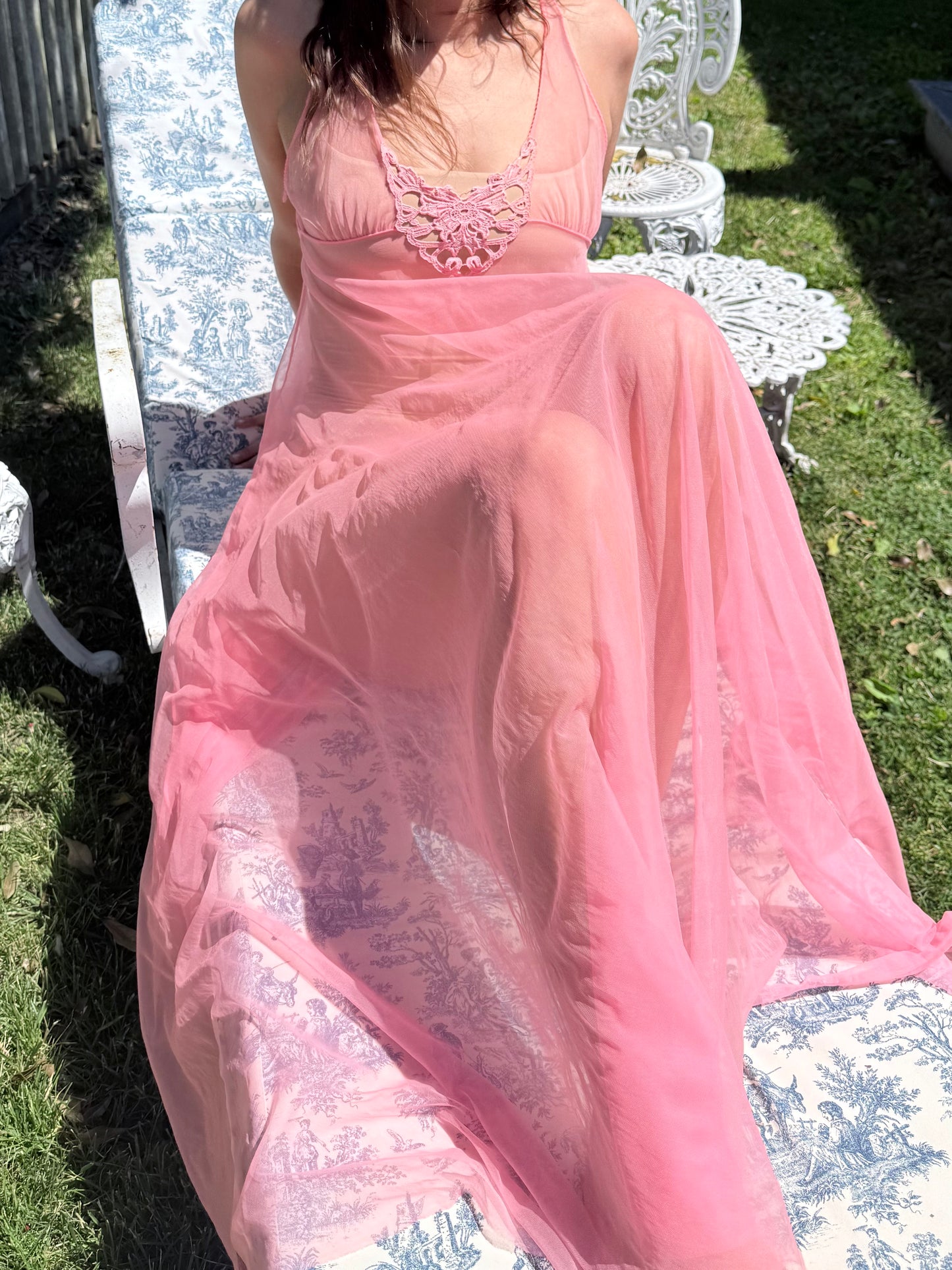 Vintage Hot Pink Nightgown