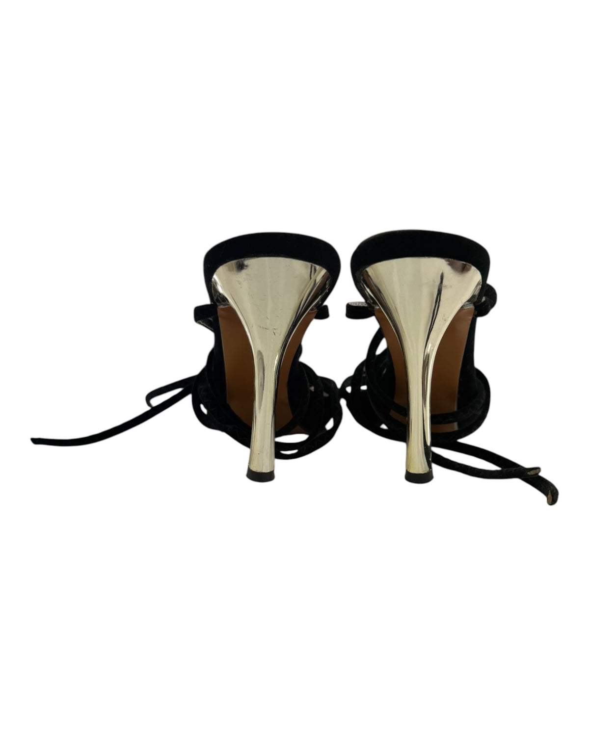 Vintage Y2K Embellished Suede Sandals