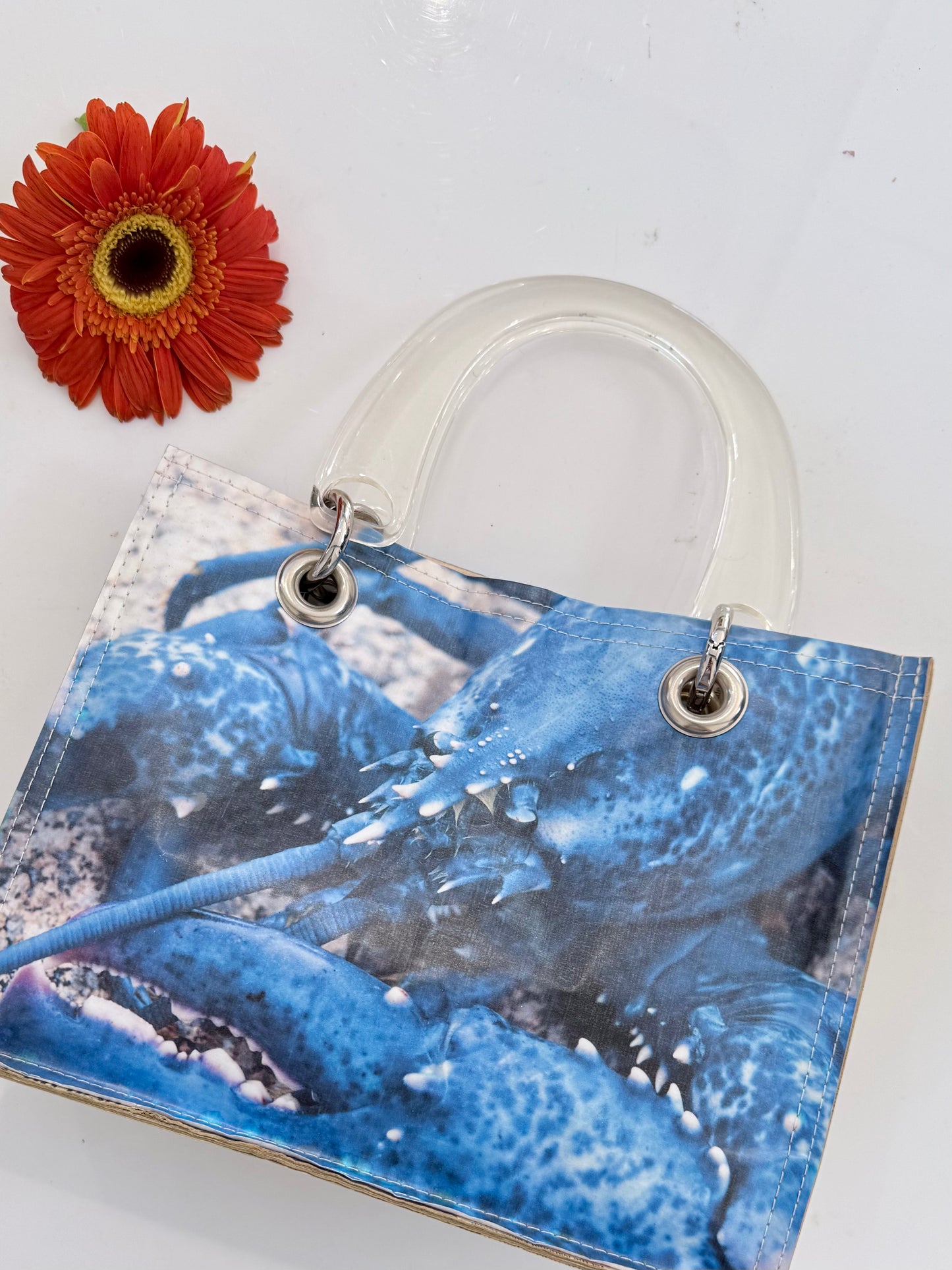 Vintage Reworked Newspaper Bag