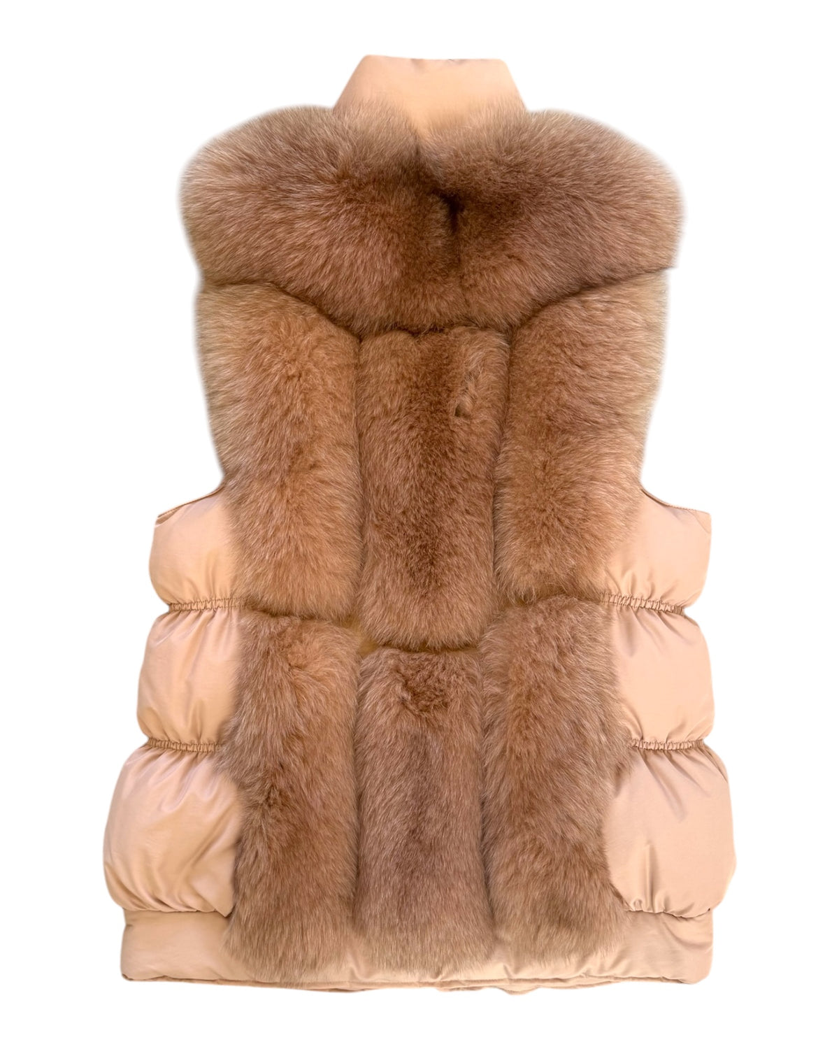 Vintage Y2K Fox Fur Vest