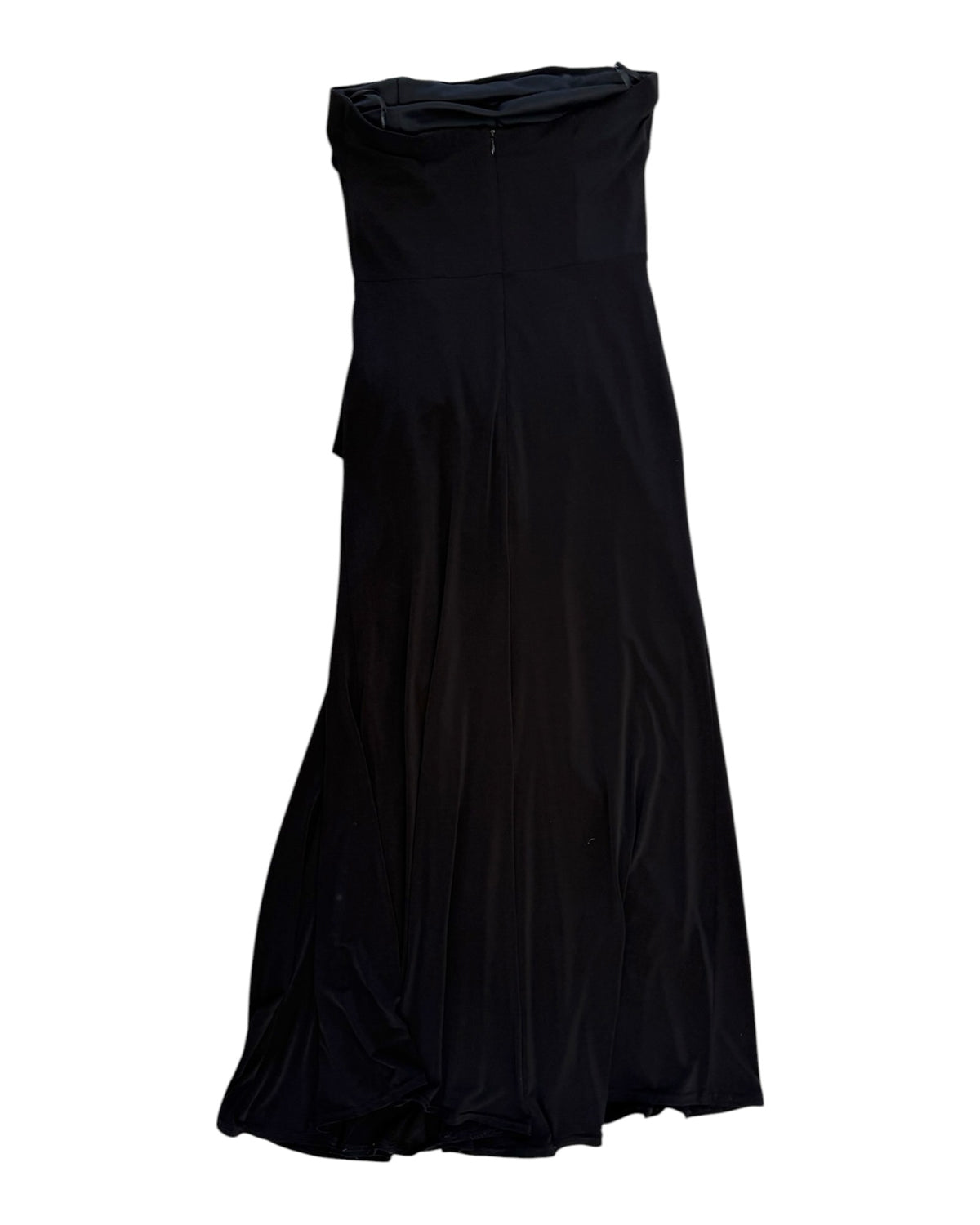 Vintage 1990's Black Midi Strapless Dress