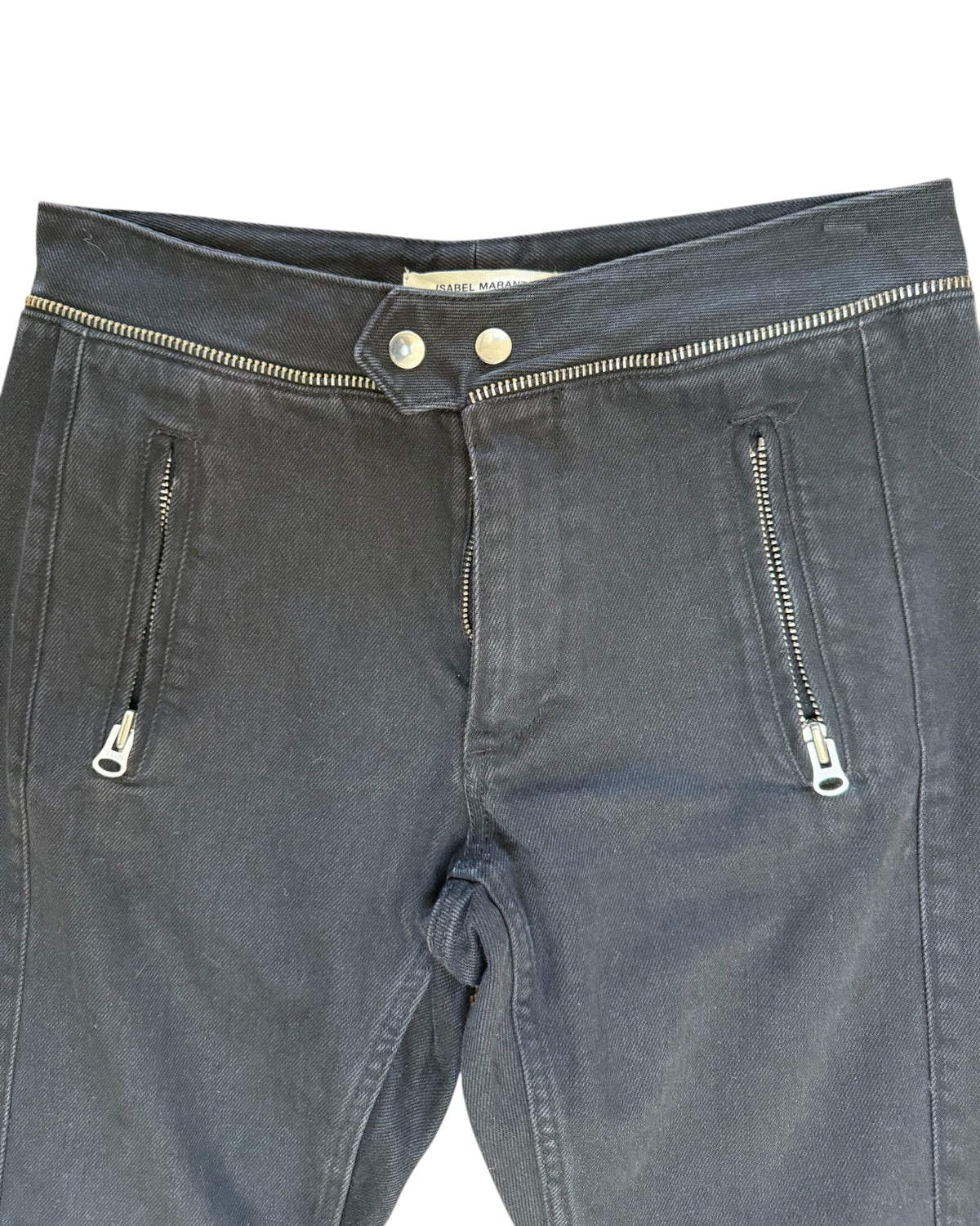 Pre-Loved Isabel Marant X H&M Charcoal Moto Pants