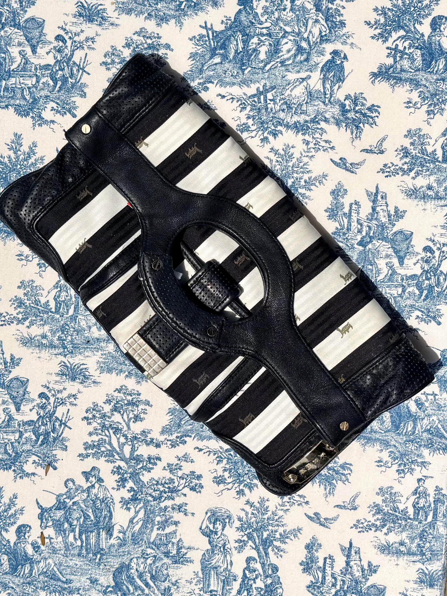 Vintage L.A.M.B Stripe Clutch