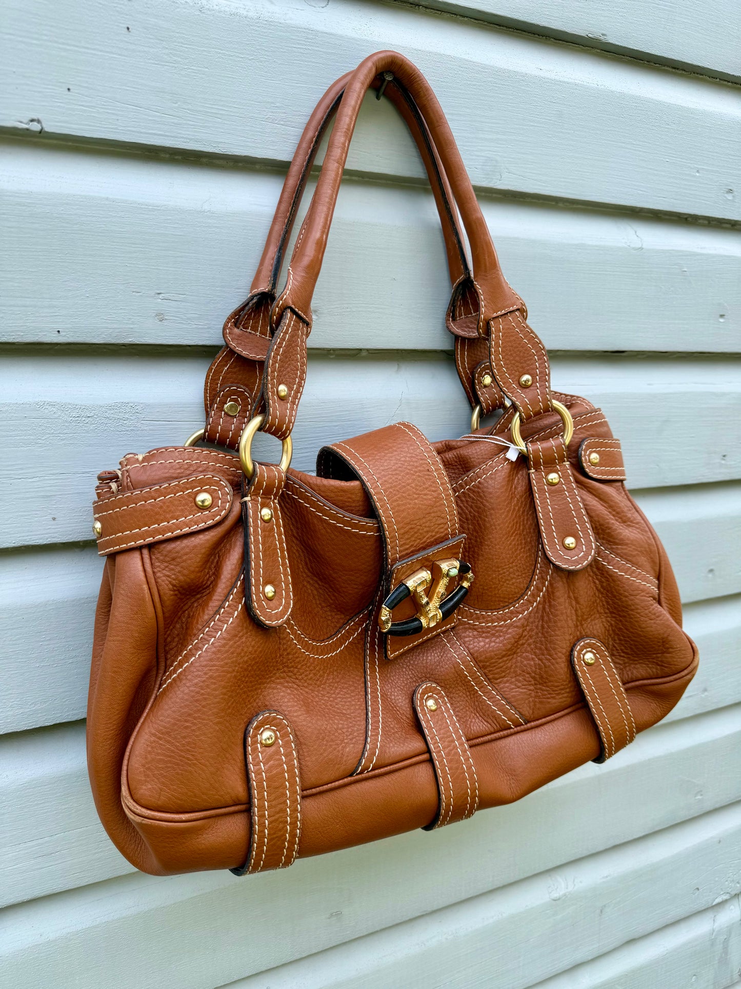 Vintage Valentino Brown Tote Bag