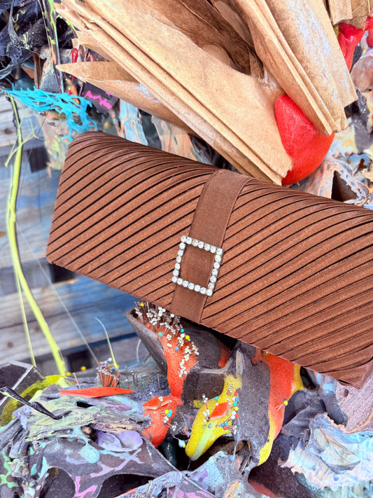 Vintage Y2K Mini Brown Bag