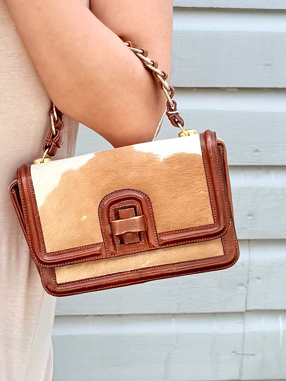 Vintage 1960s Calfskin Handbag