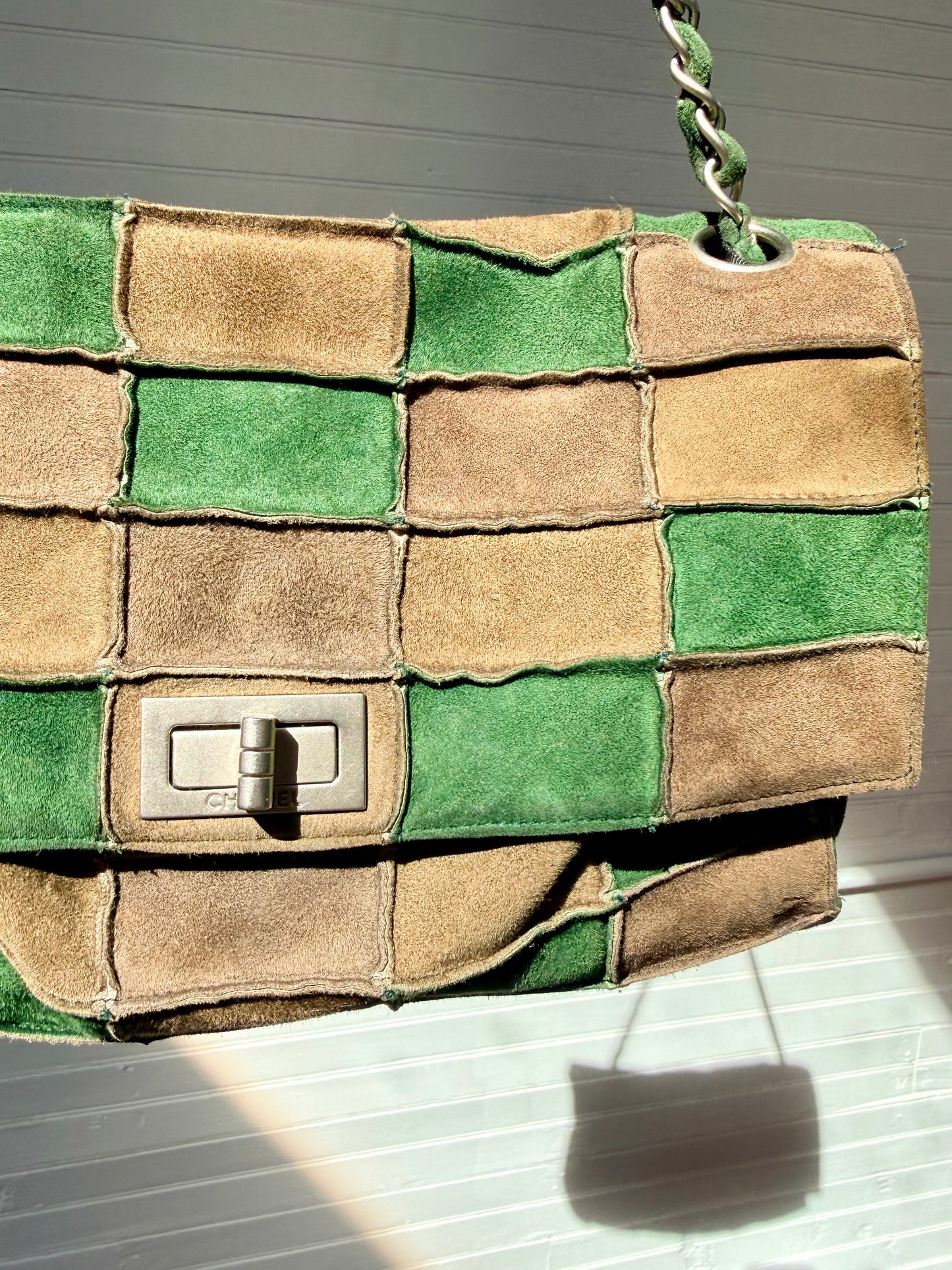 RARE Vintage 1997 Chanel Patchwork Flap Bag