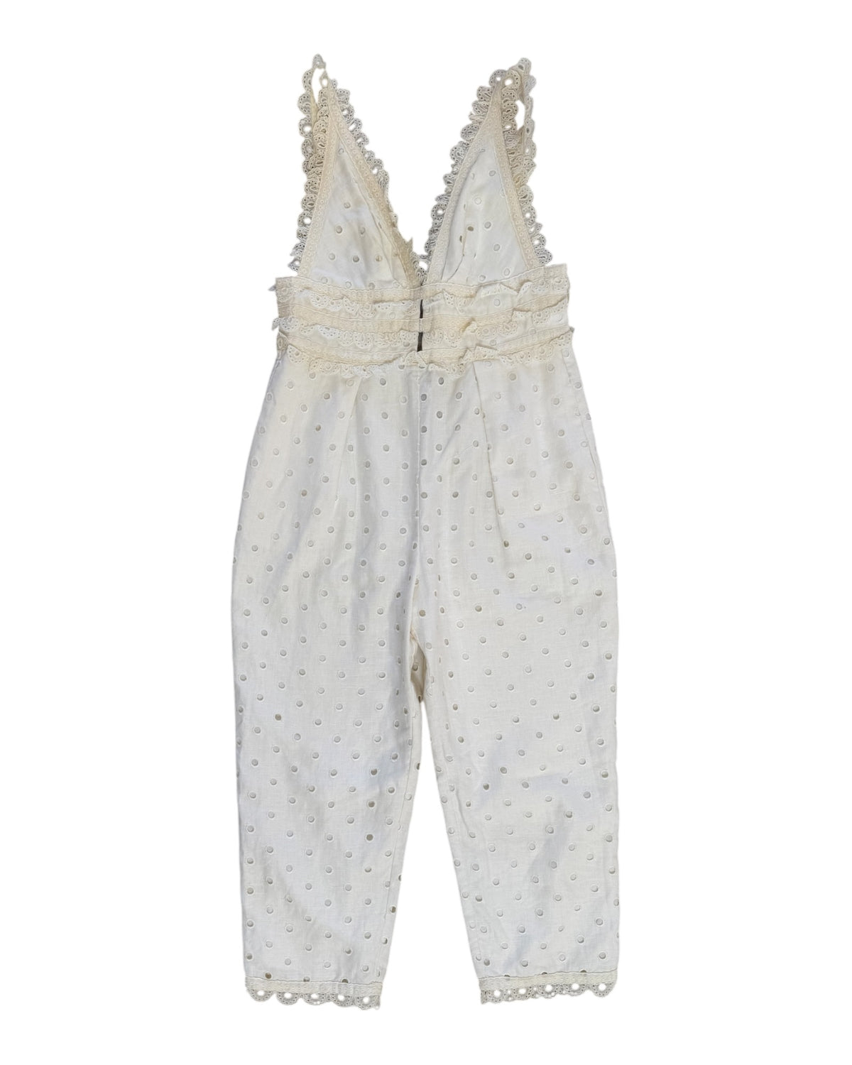 Pre-Loved Zimmerman Eyelet Jumpsuit