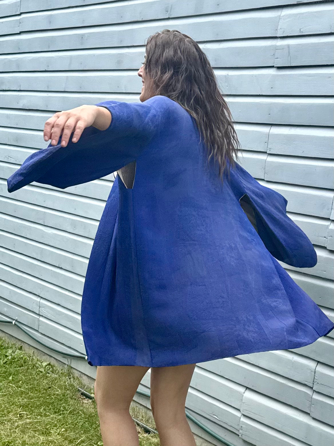Vintage Blue Kimono