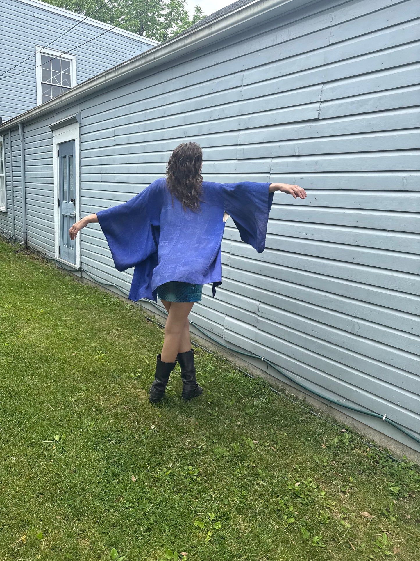 Vintage Blue Kimono