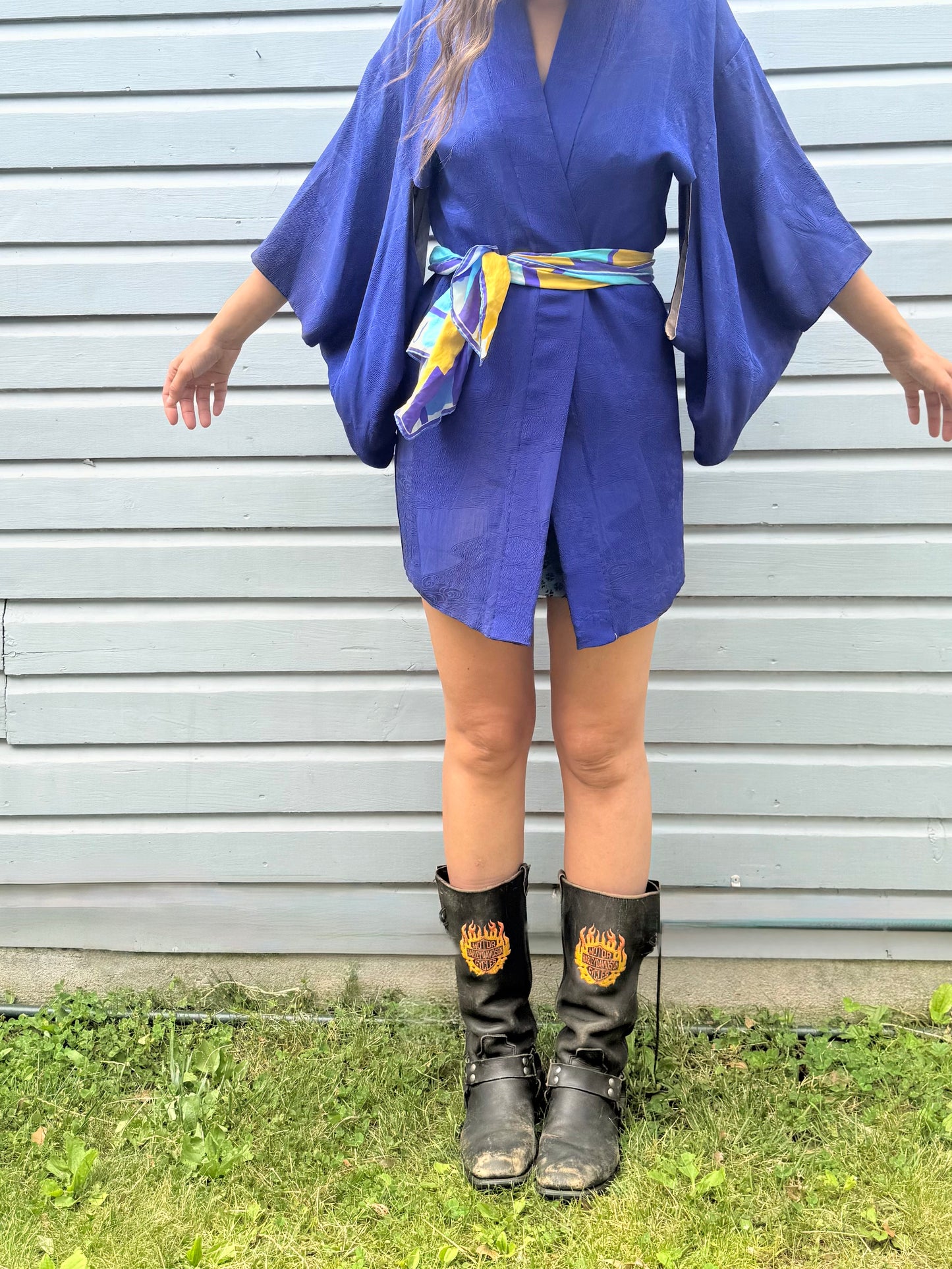 Vintage Blue Kimono