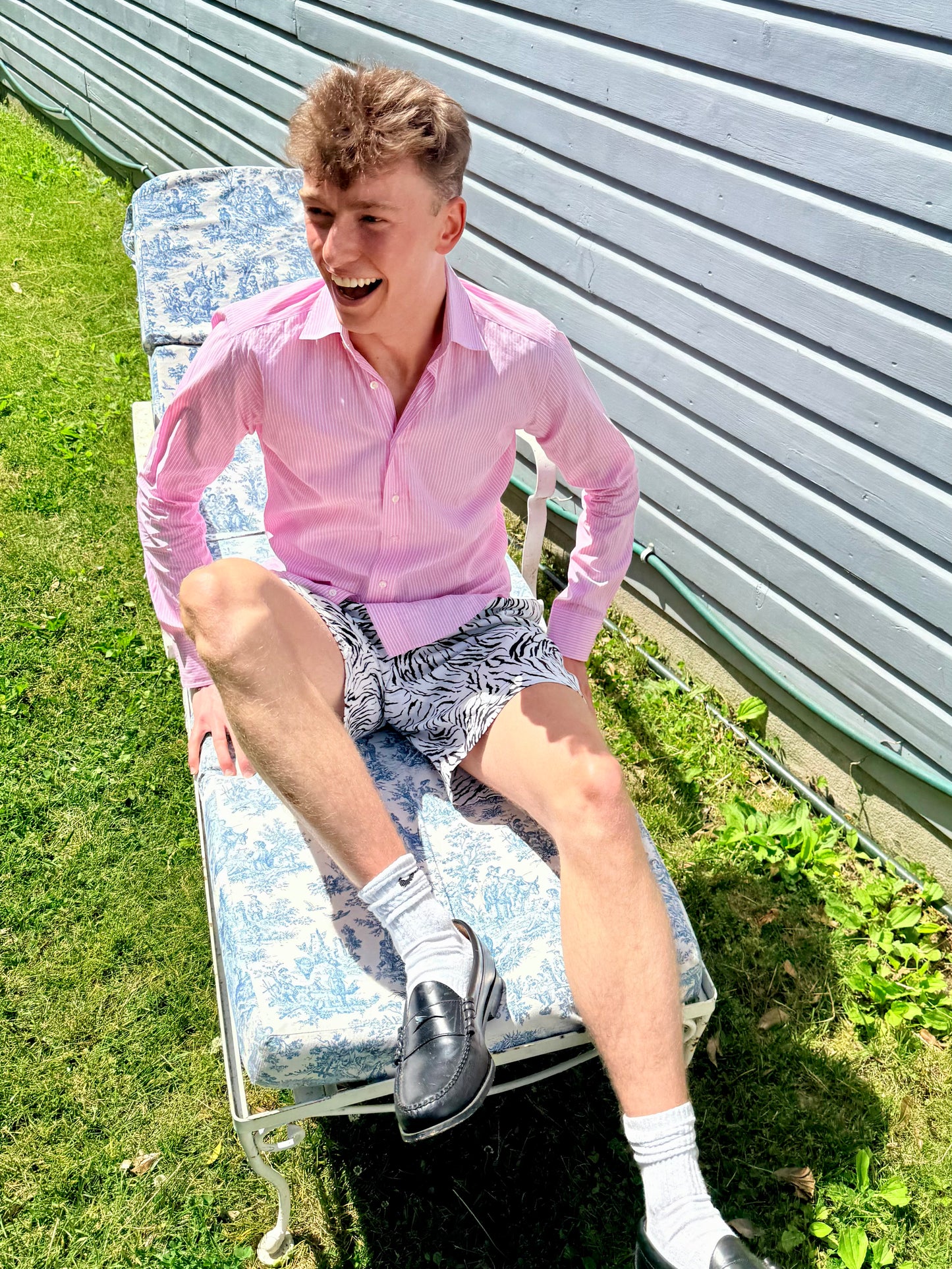 Vintage Etro Pink Stripe Shirt
