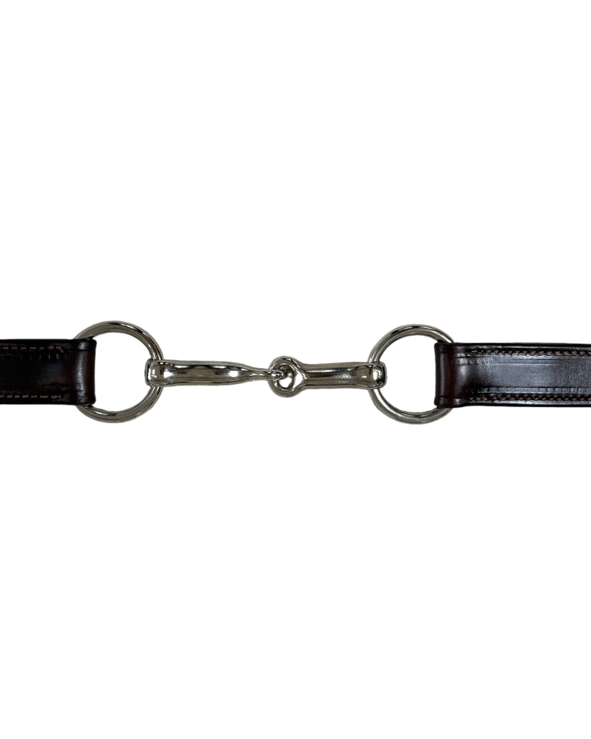 Vintage Rebecca Ray Brown Leather Horse Bit Belt