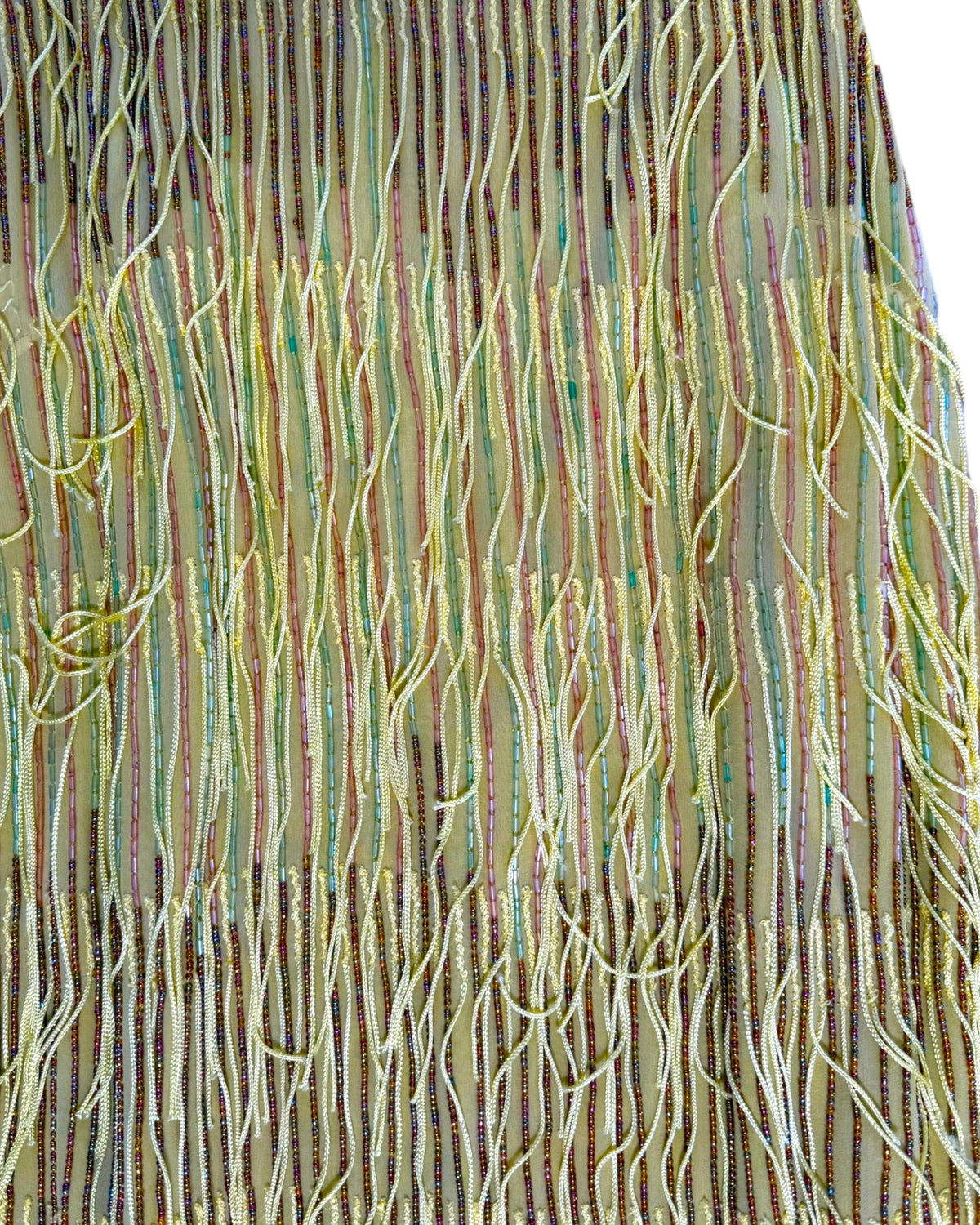 Vintage Barbara Bui Beaded Fringe Mini Dress