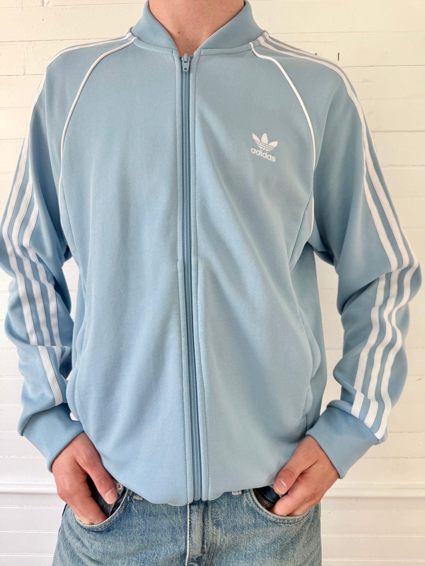 Pre-Loved Adidas Baby Blue Track Jacket