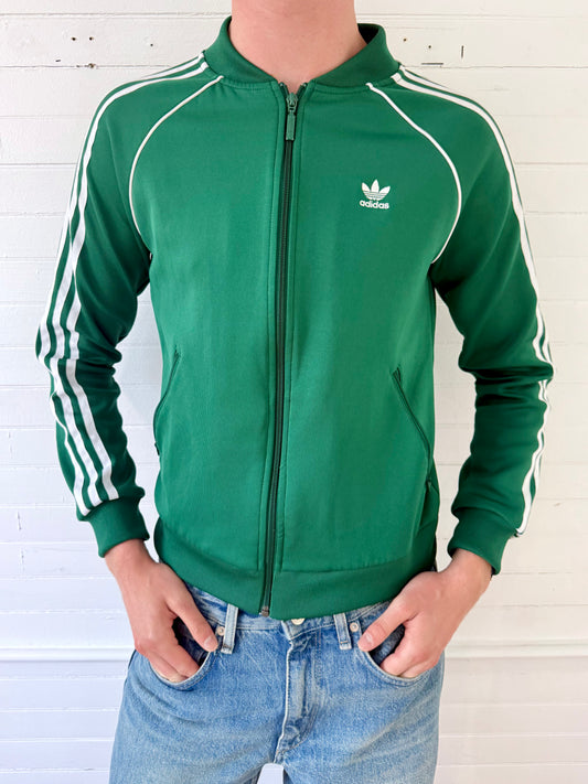 Pre-Loved Adidas Green Zip-Up Jacket