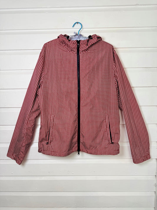 Pre-Loved Armani Exchange Checkered Rain Coat