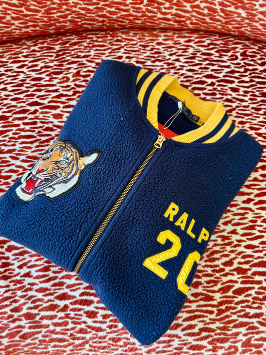 Pre-Loved POLO Ralph Lauren Fleece Patchwork Jacket