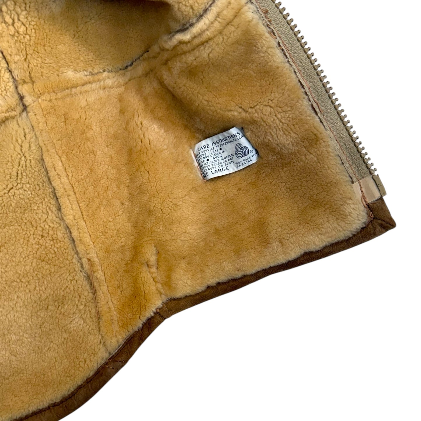 Vintage Sawyer of Napa Shearling Vest