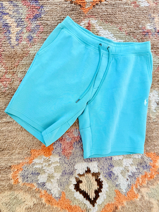Pre-Loved POLO Ralph Lauren Mint Green Sweat Shorts