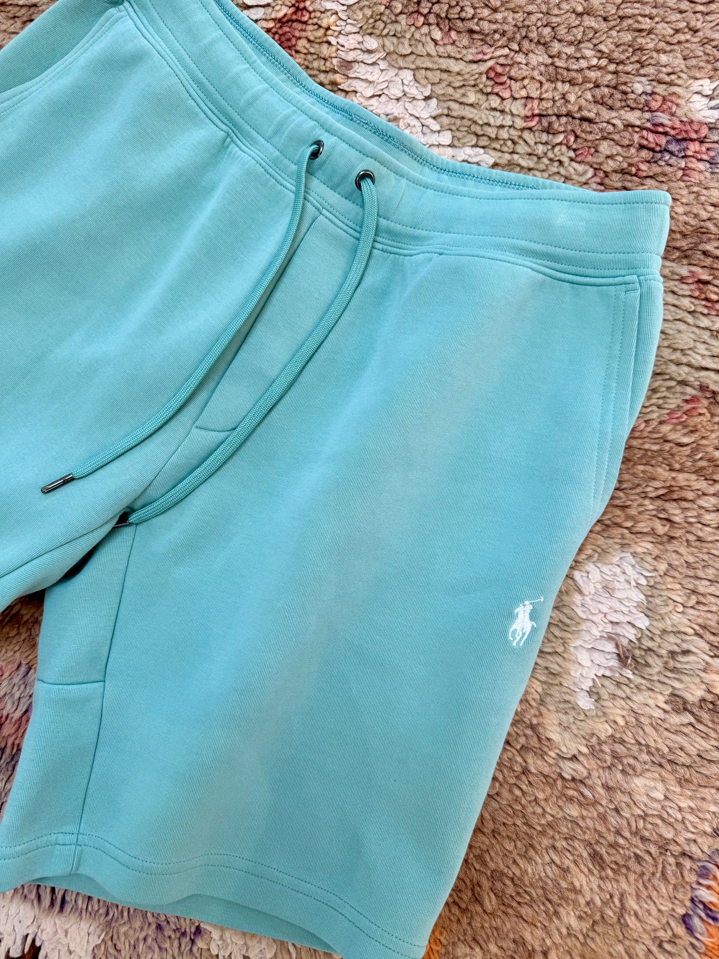 Pre-Loved POLO Ralph Lauren Mint Green Sweat Shorts