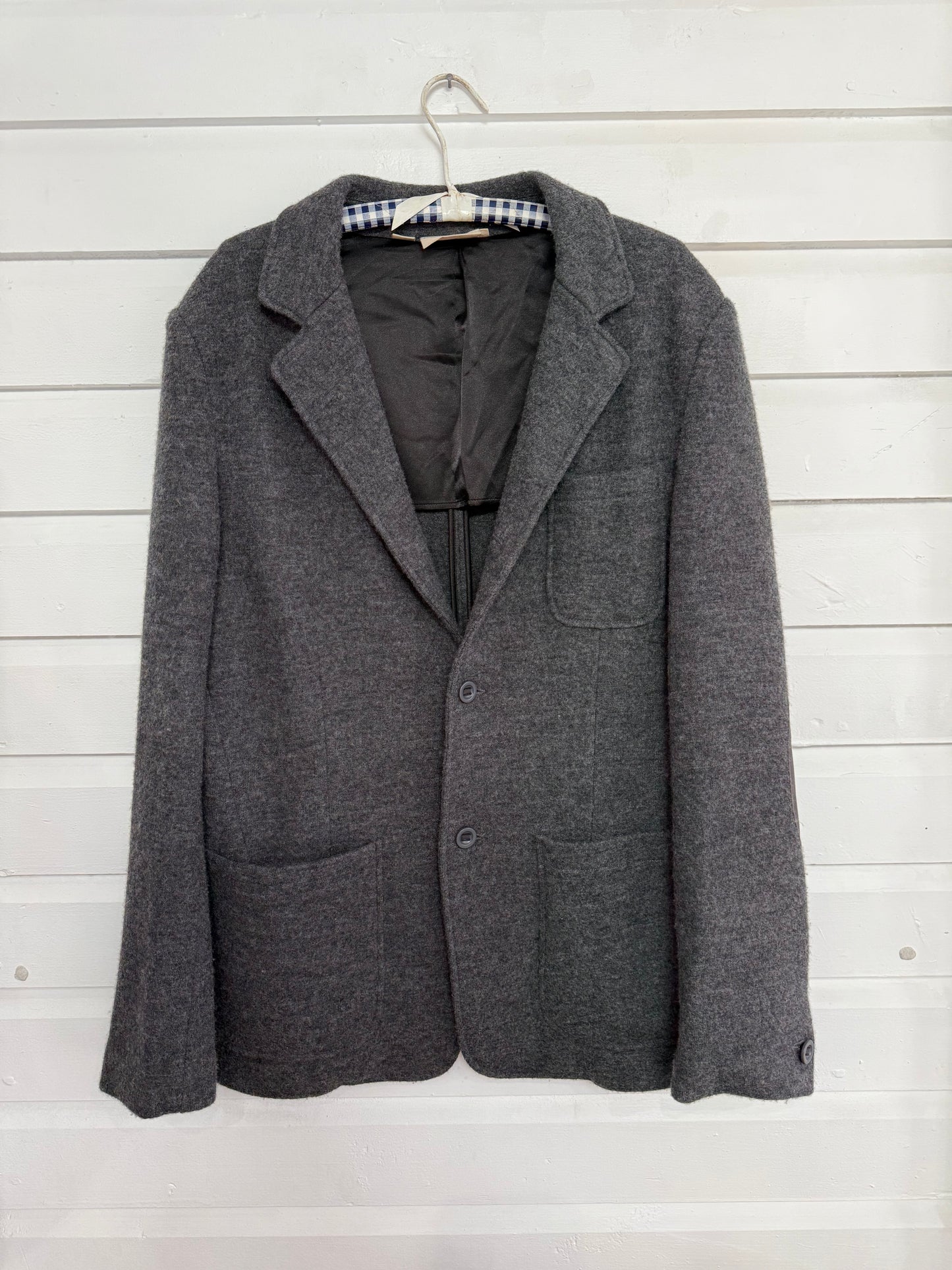 Vintage DKNY Grey Wool Blazer