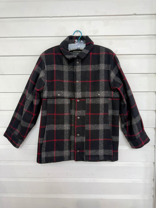 Vintage Filson Black Plaid Wool Jacket