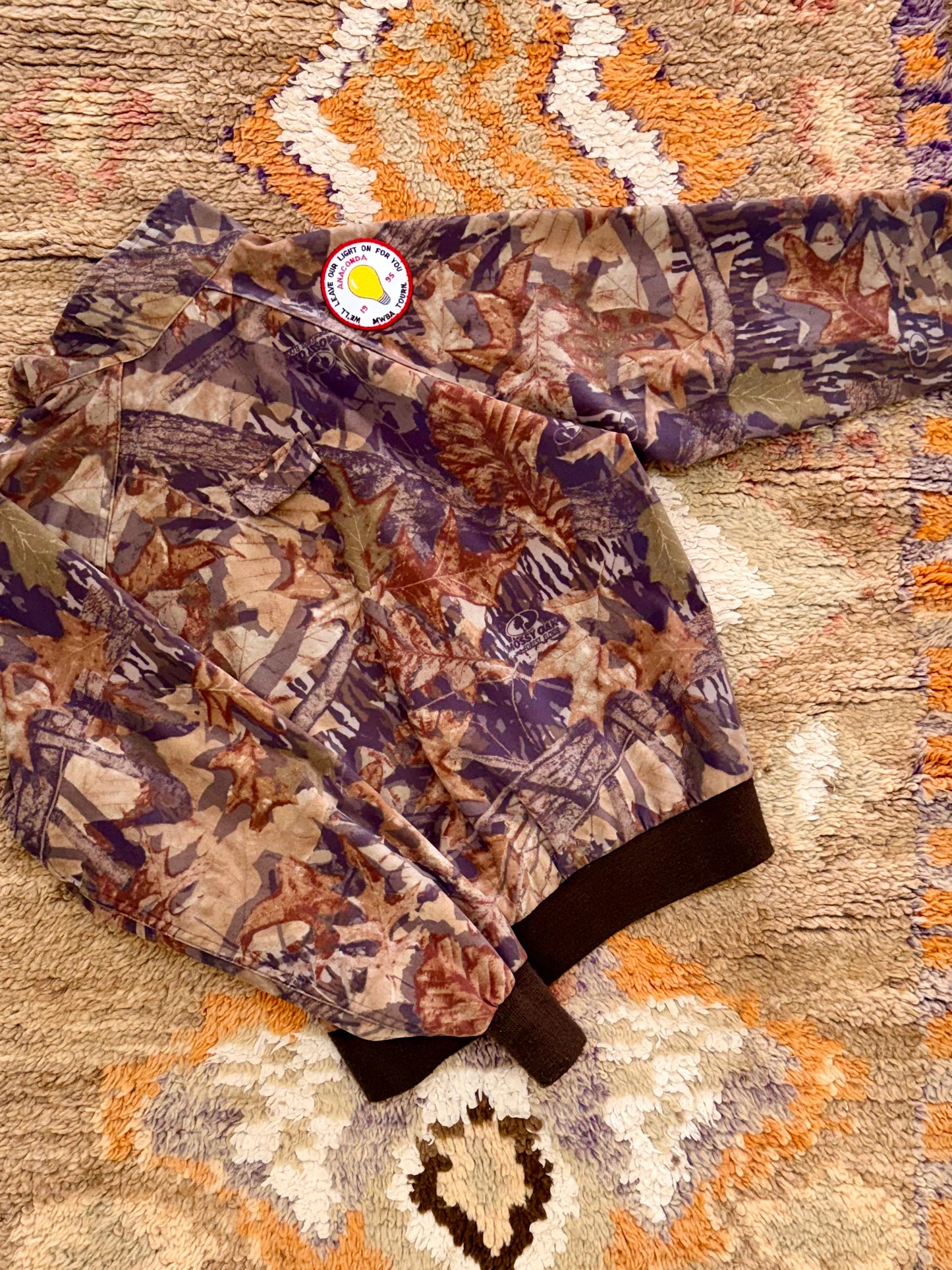 Vintage Woolrich Camouflage Jacket with Patch