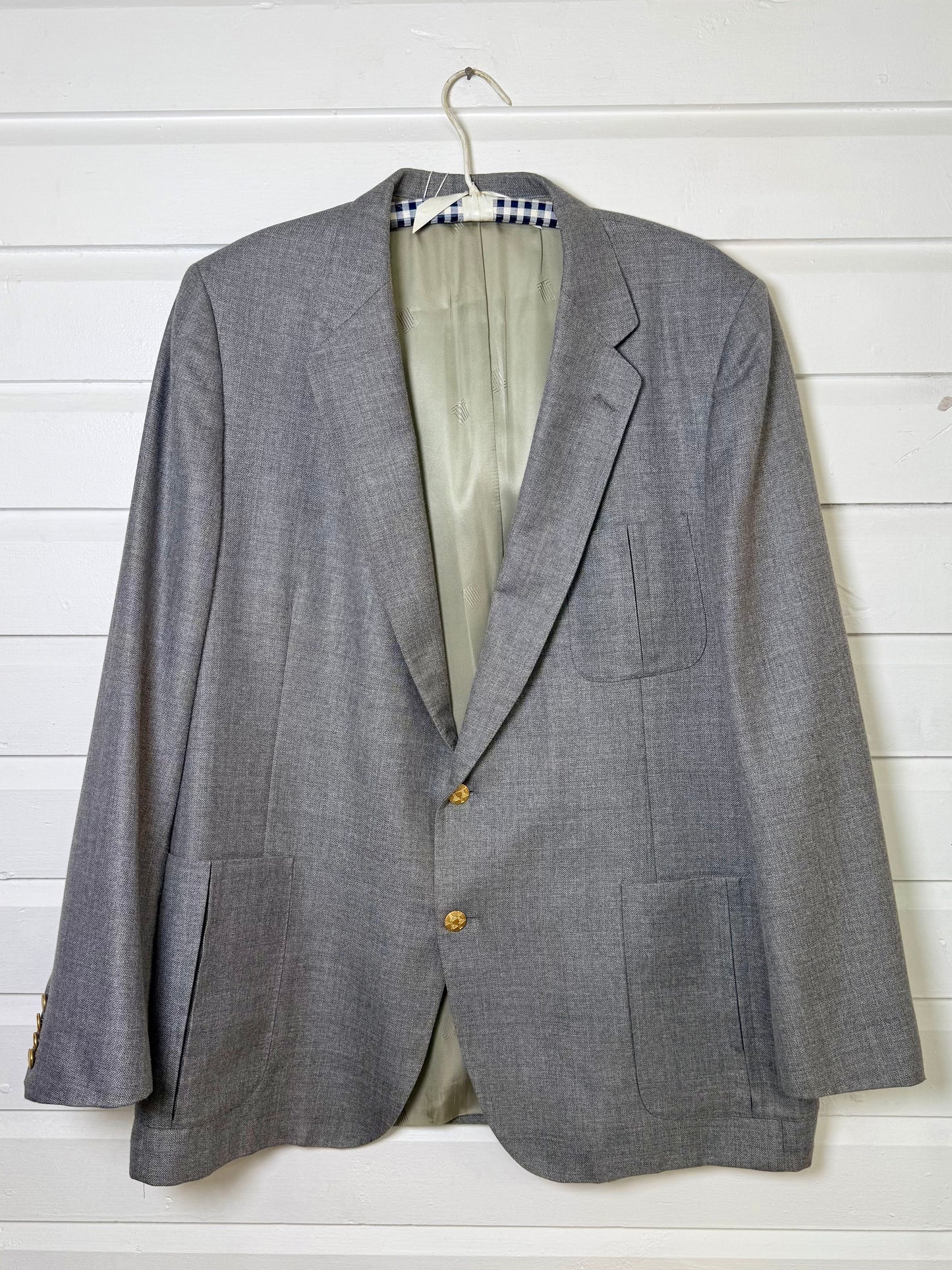 Vintage Lanvin Grey Suit Jacket
