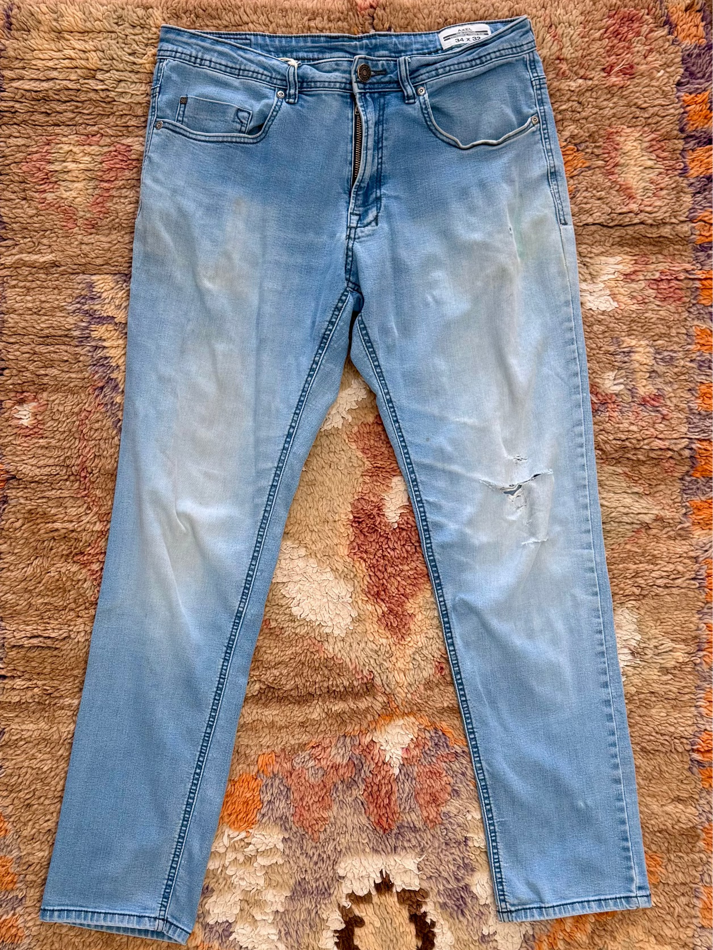 Vintage Light-Wash Jeans